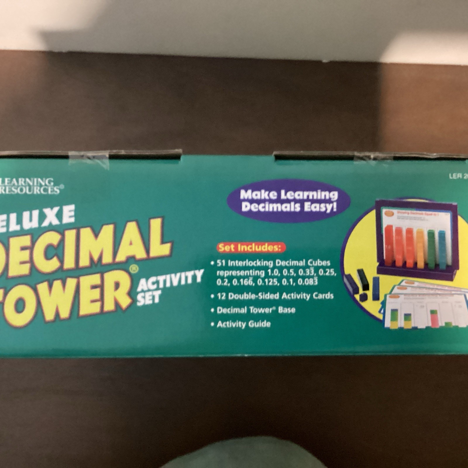 Learning Resources Deluxe Decimal Tower Activity Set NEW! Ages 9+ Home Schooling