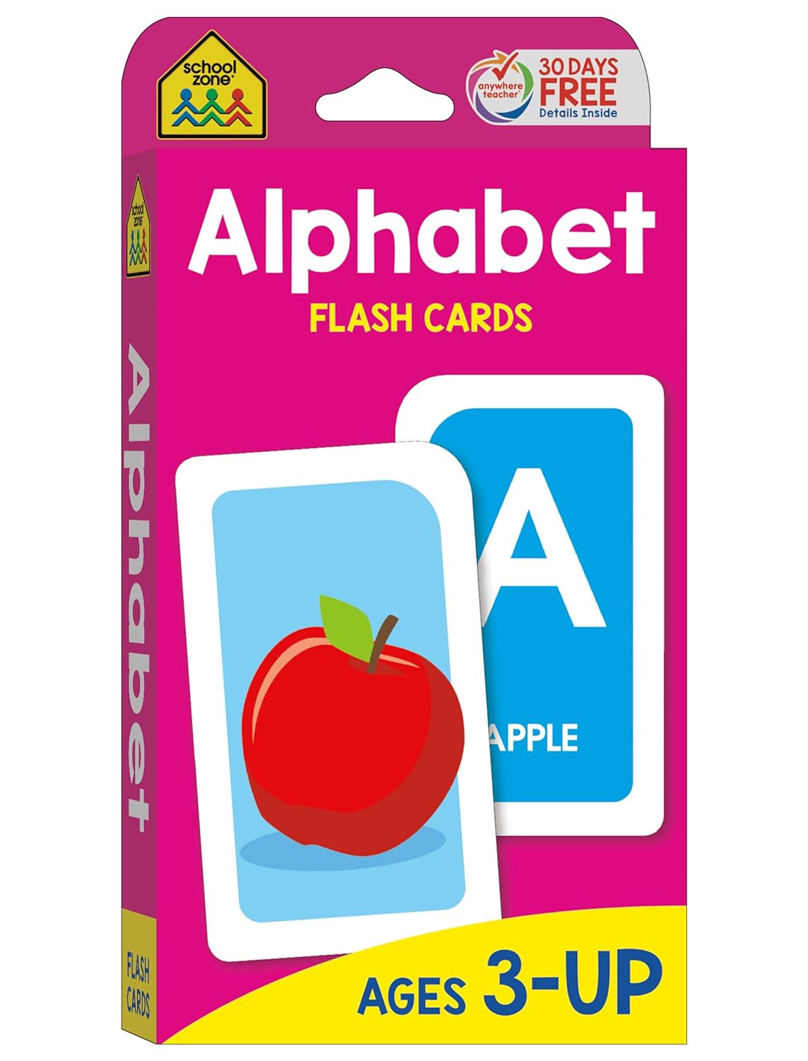 Flash Cards For Kids ABC Alphabet Toddlers Early Learning Educational First Word