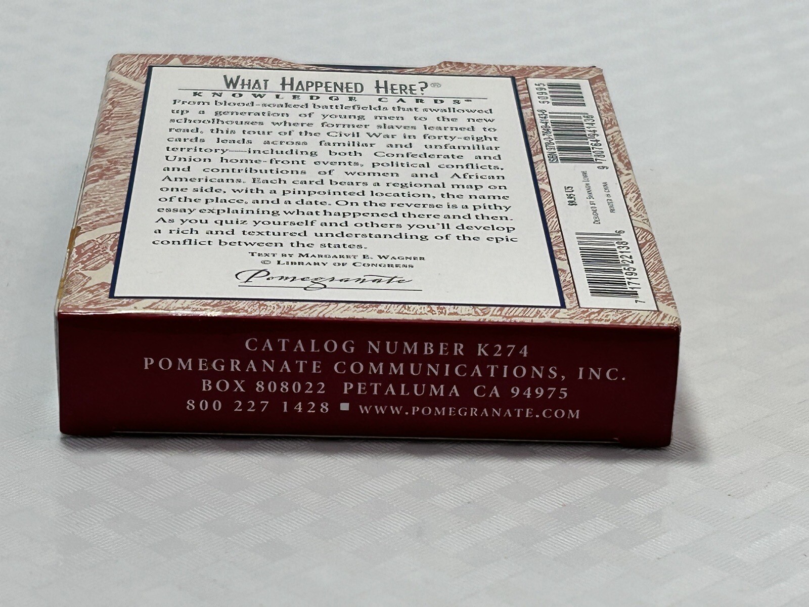 What Happened Here- The Civil War Knowledge Cards (48 Card Deck) Margaret Wagner