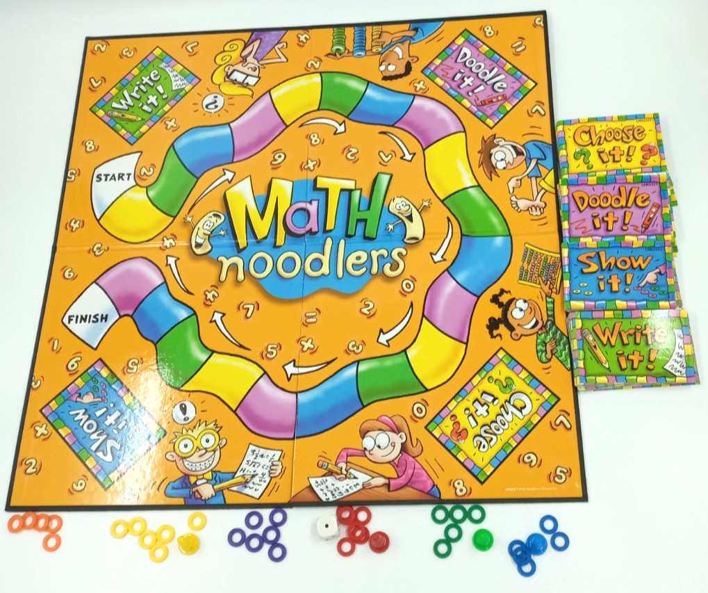 Math Noodlers Game, Grades 4-5 by Edupress- INCOMPLETE / MISSING Parts / Pieces