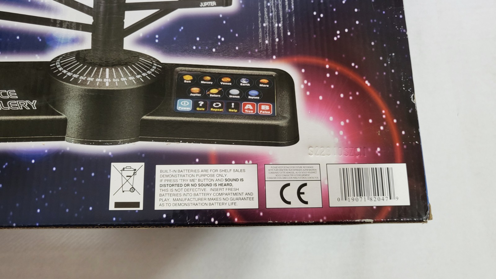 Interactive Planetarium Learning Virtual Space Gallery Scientific Toy Planets