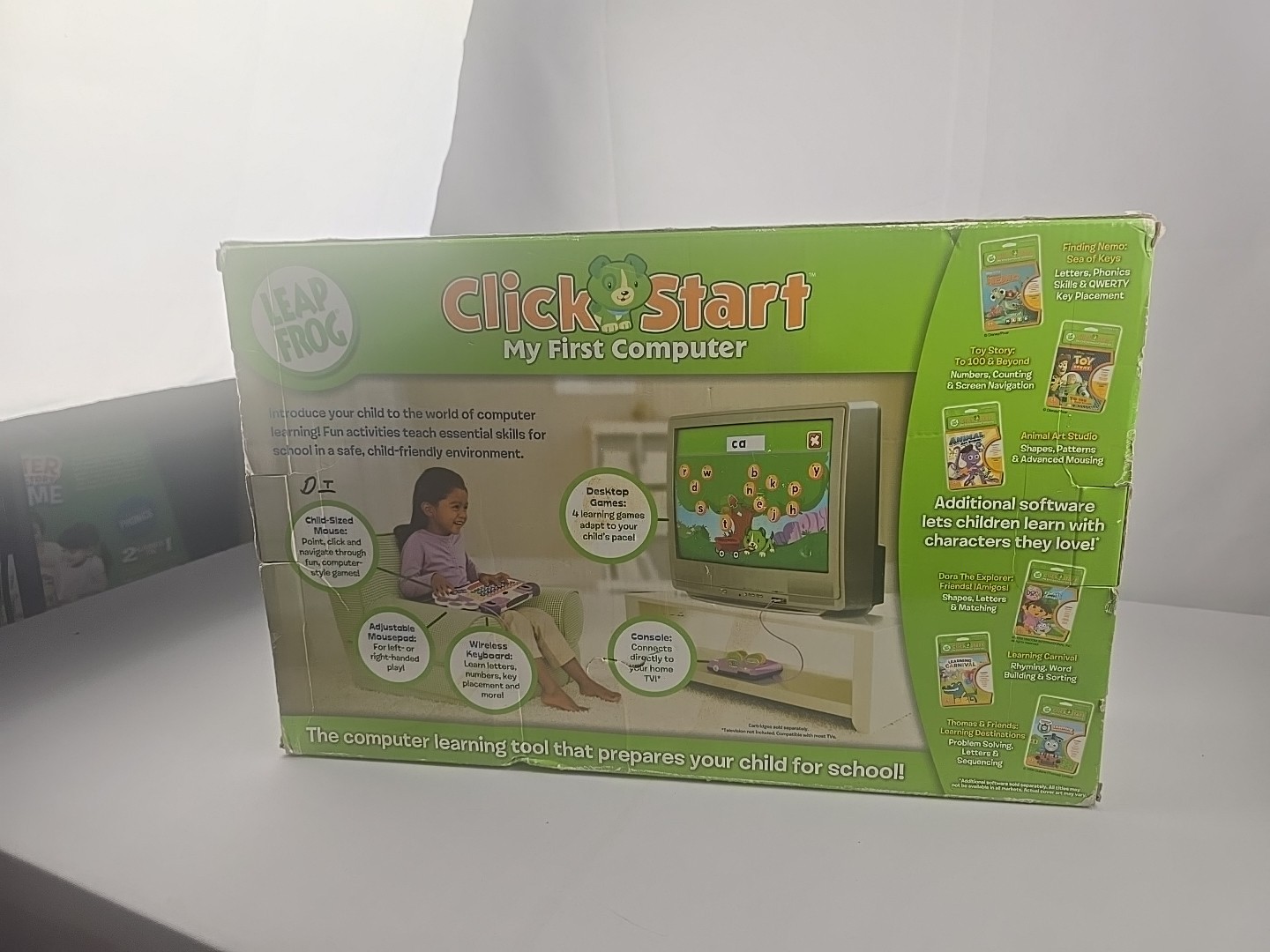 LeapFrog ClickStart My First Computer Wireless Keyboard is an educational Rare