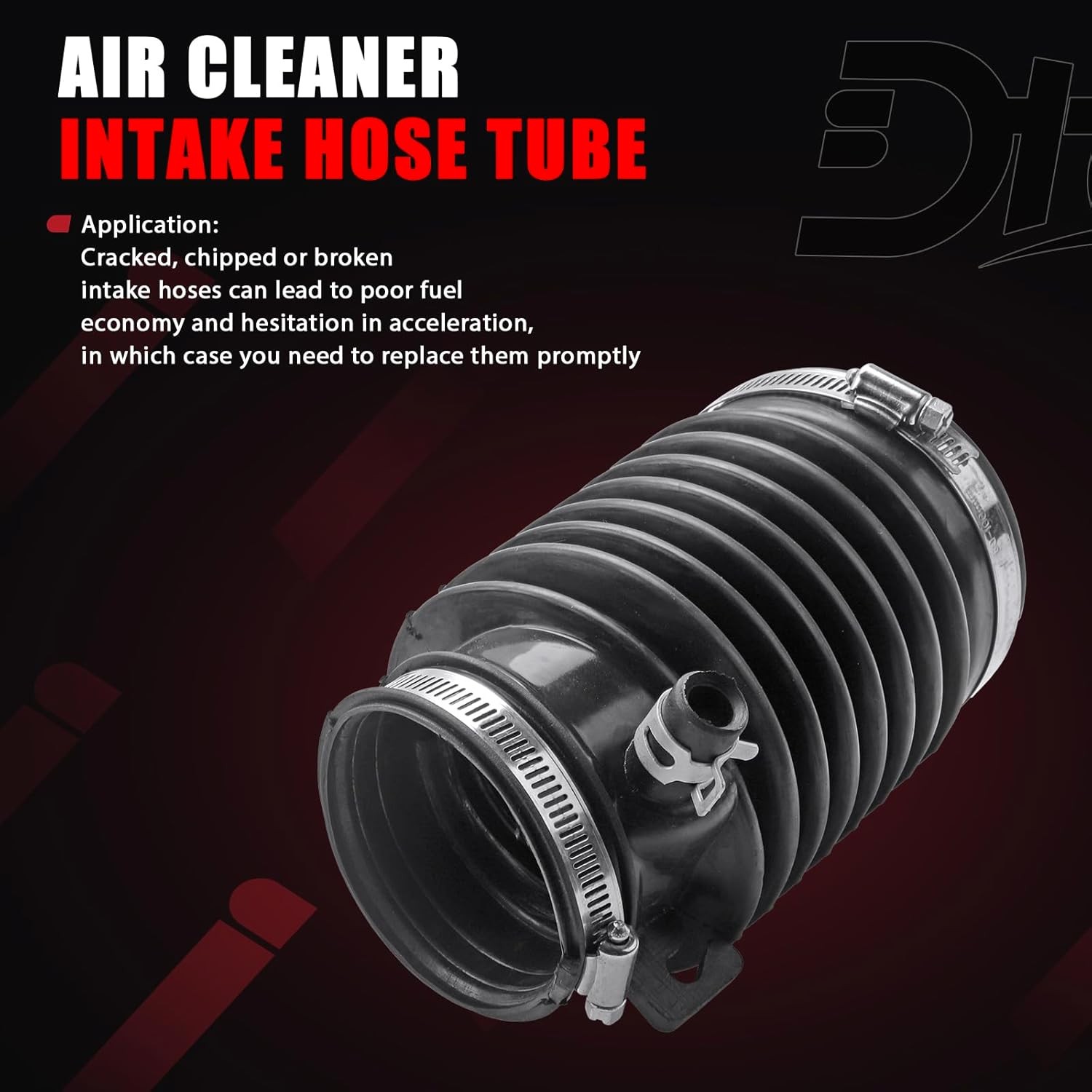 Engine Air Intake Hose w/Clamps Compatible With Honda Acura Vehicle Accord V6 3.