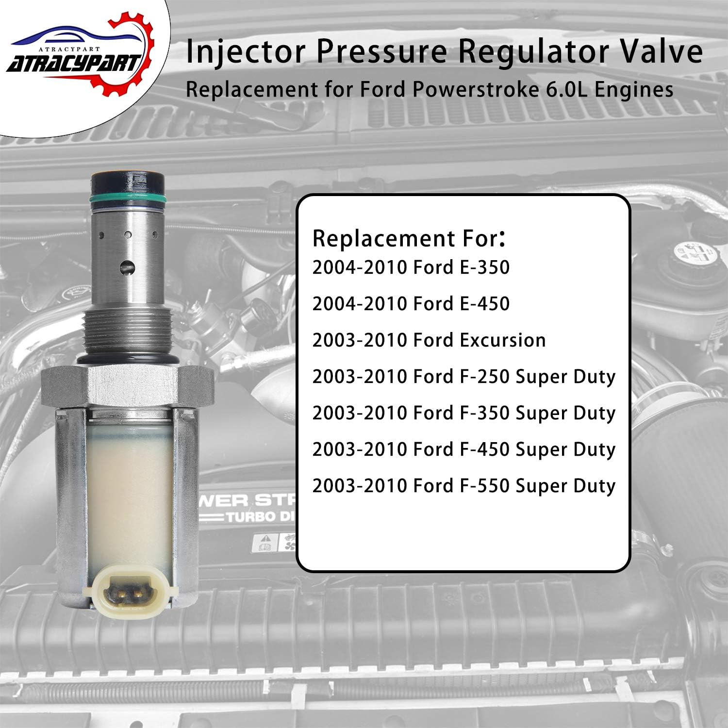 6.0 IPR Valve with ICP Control Sensor and Pigtail | Replacement for 2003-2010 F2