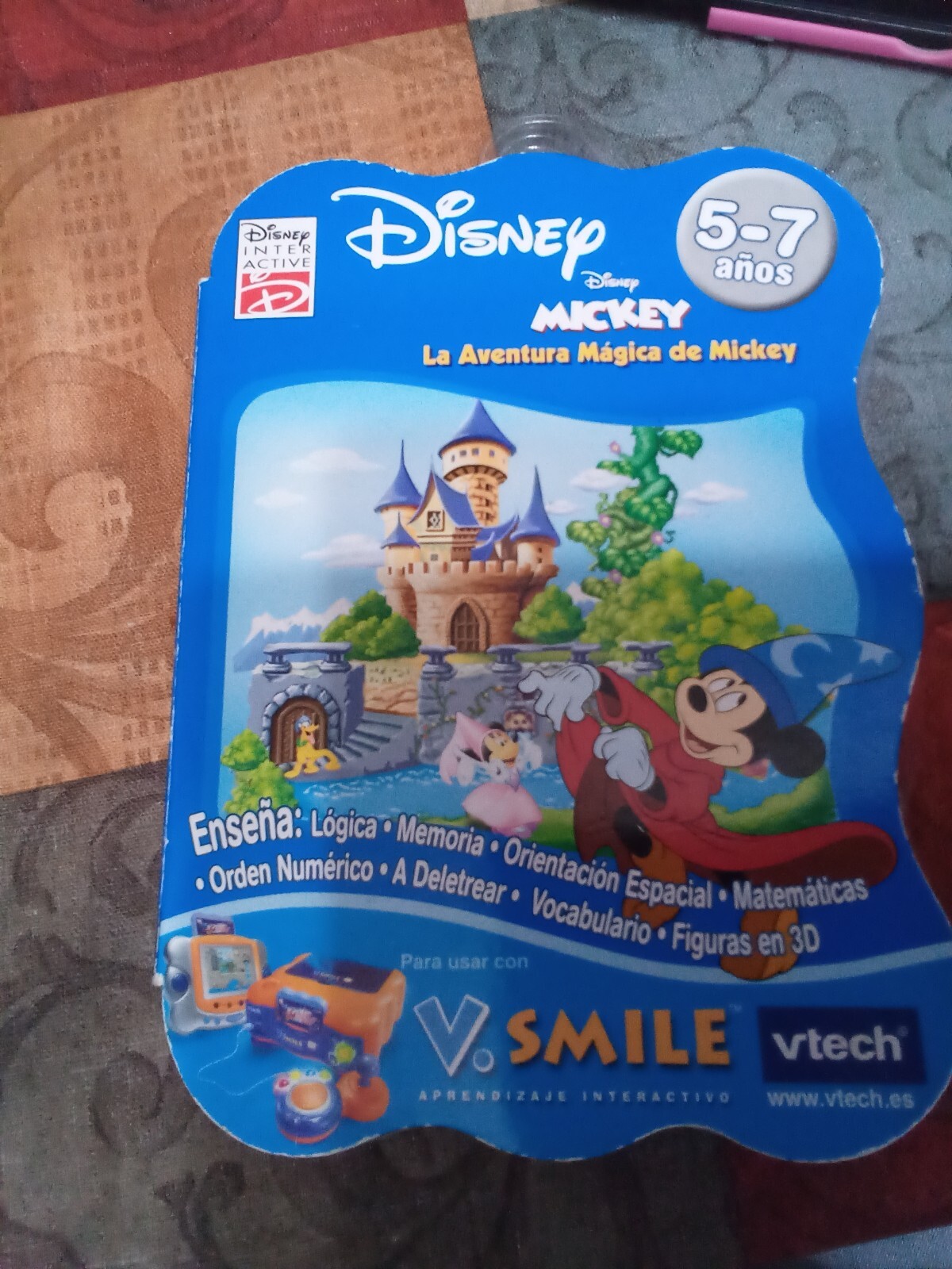 NEW Spanish V-TECH V.SMILE V-MOTION MICKEY MOUSE ACTIVE LEARNING GAME AGE 5-7