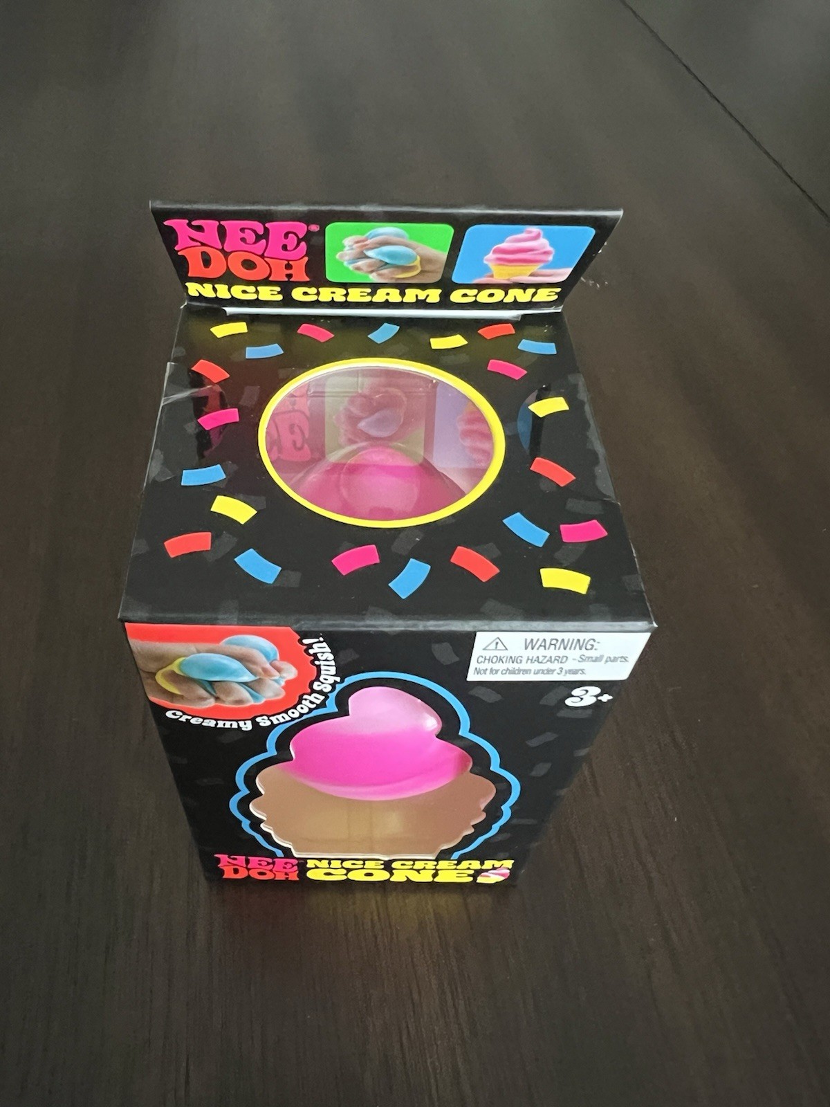 Pink NeeDoh Nee Doh Nice Cream Cone Authentic