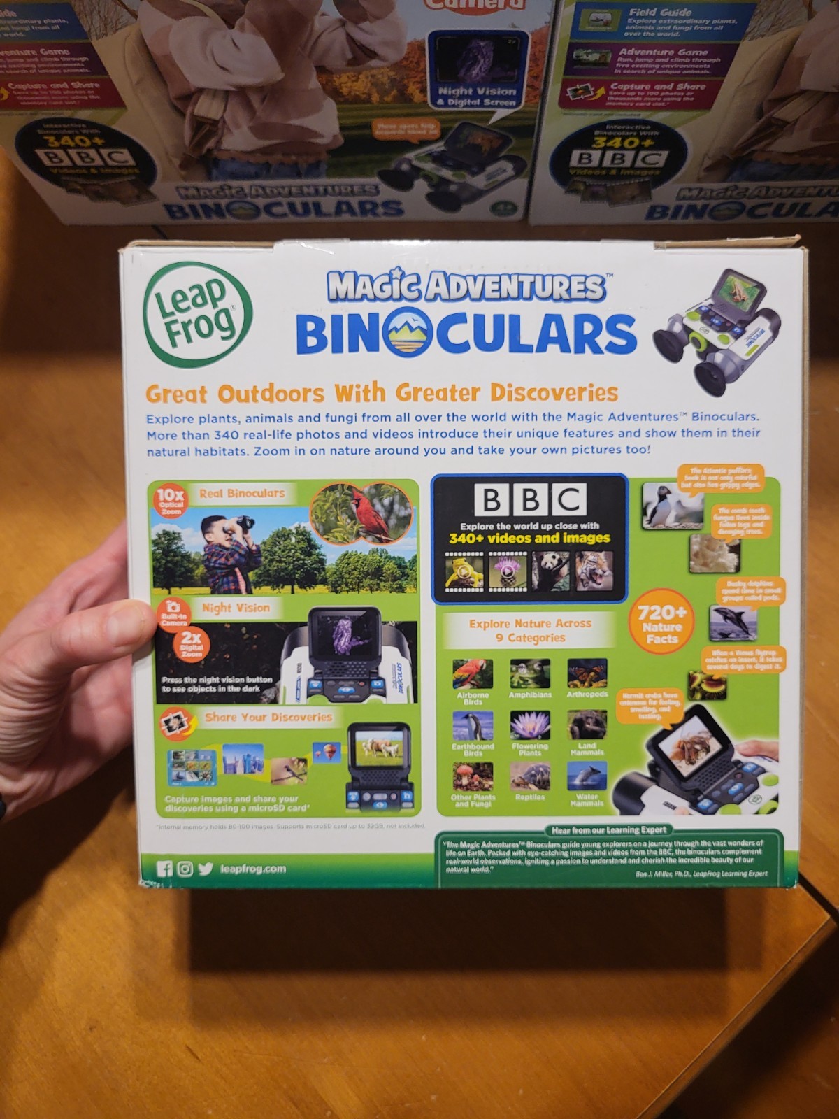 Leap Frog Magic Adventures Binoculars Learning Interactive Camera Game Quiz BBC
