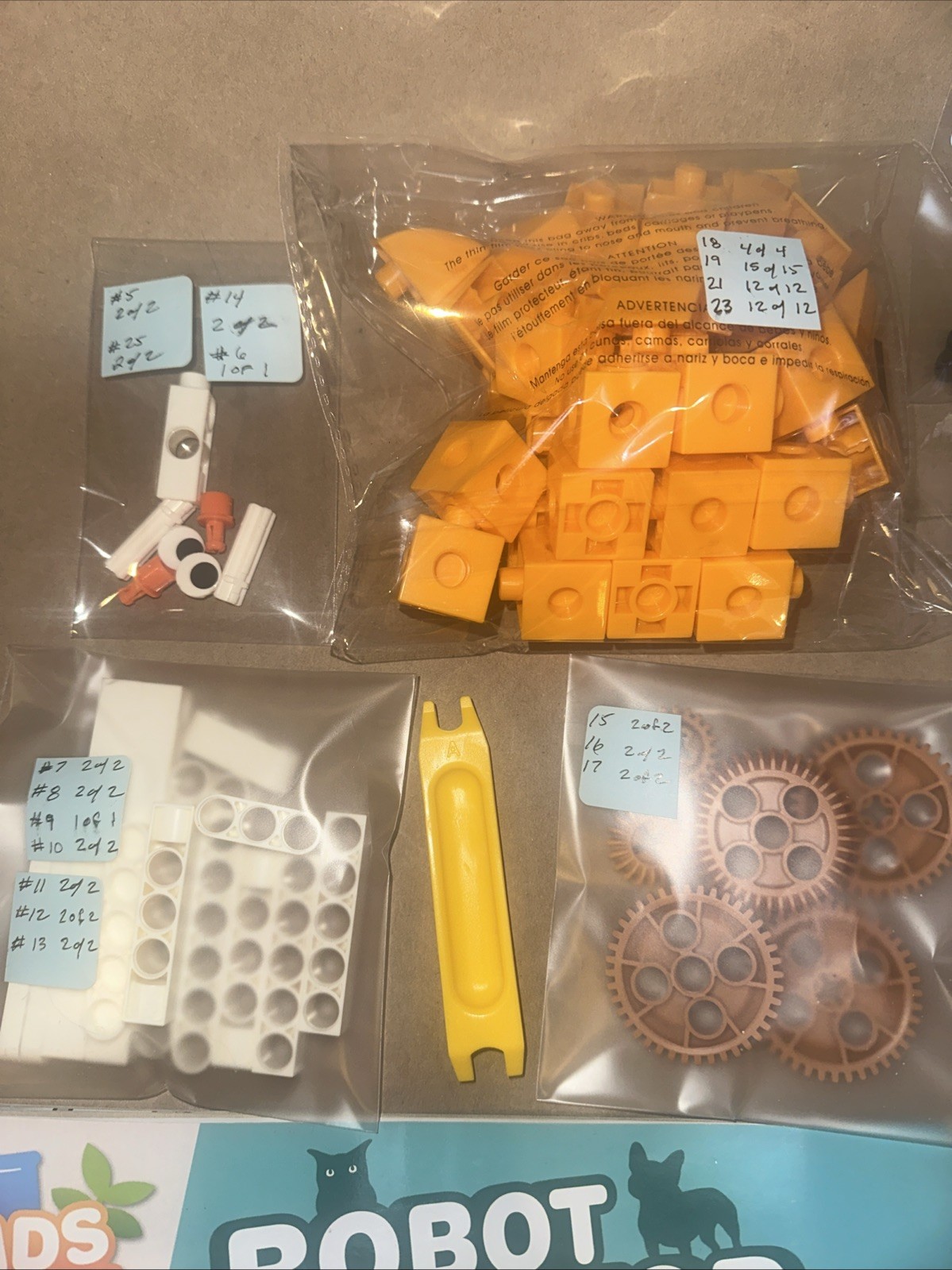 Kids First Robot Pet Shop STEM Experiment Kit Incomplete Read