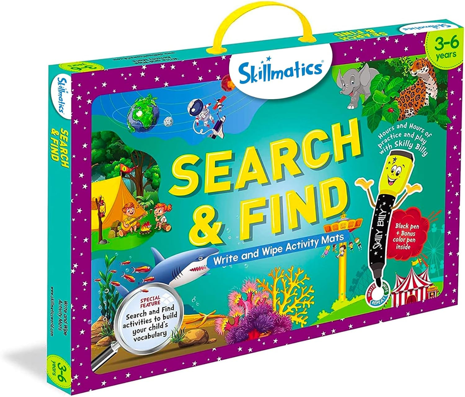 Skillmatics Search and Find Educational Game – Reusable Preschool Learning Activ