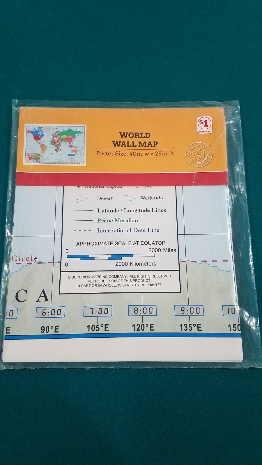 New World Wall Map_40×28_School Map_Homeschooling_Geography