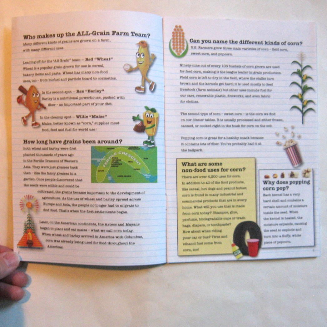 Childrens Activity Booklet The All Grain Farm Team Powers America Educational
