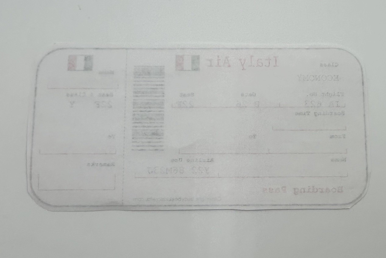 Teaching Tree Play Passport With Stickers And Play Ticket Italy In Orig Package