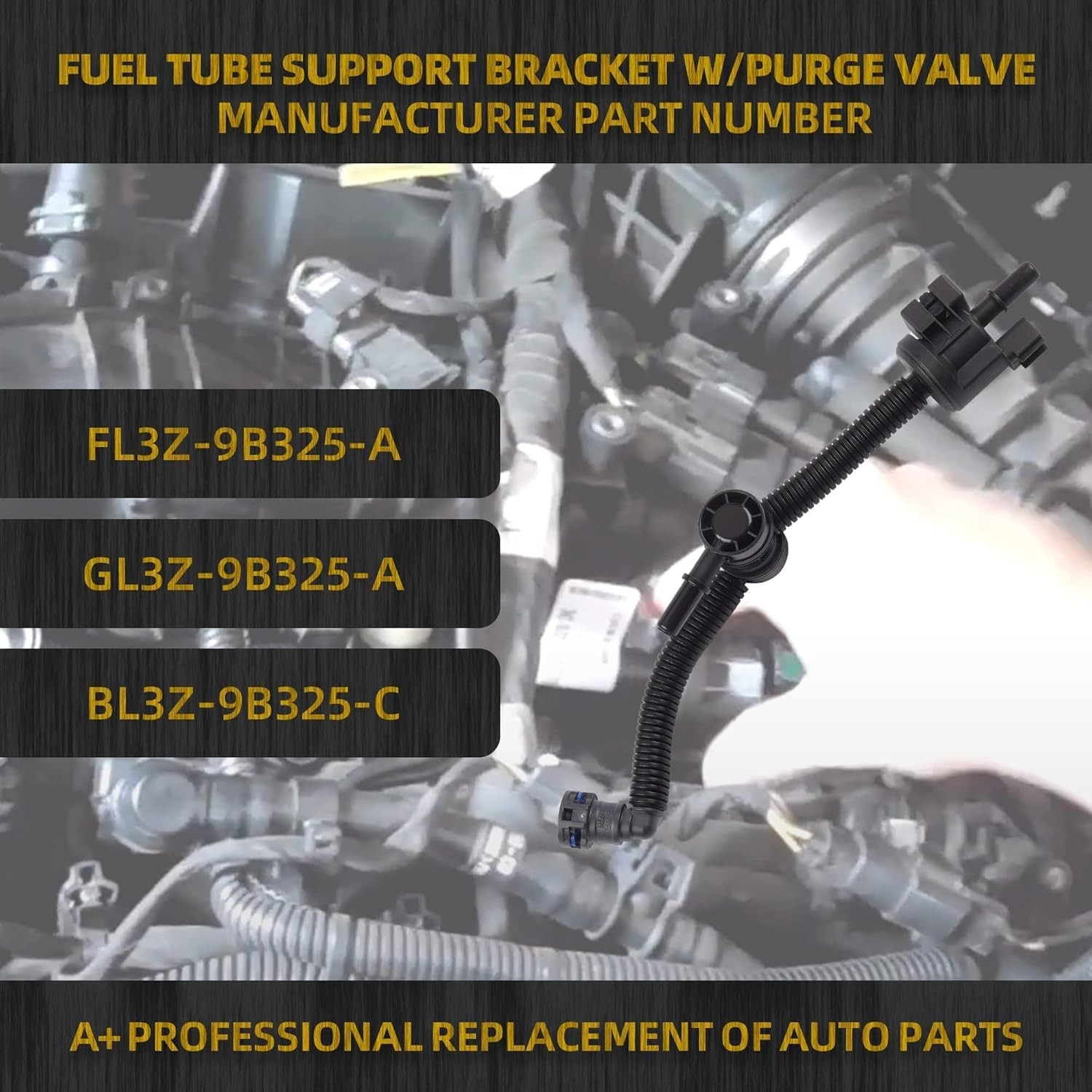 Dasbecan Vapor Canister Purge Valve Ford F150 2015-2018 Edge Replacement OEM