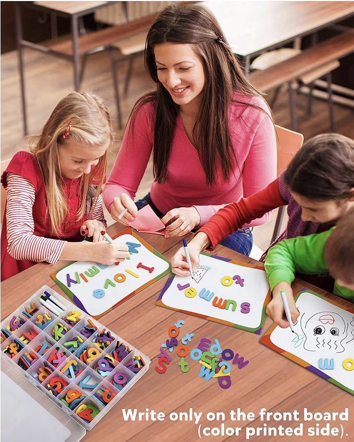 Magnetic Alphabet Letters Set – 234 Pcs ABCs, Numbers & Patterns Kids Learning