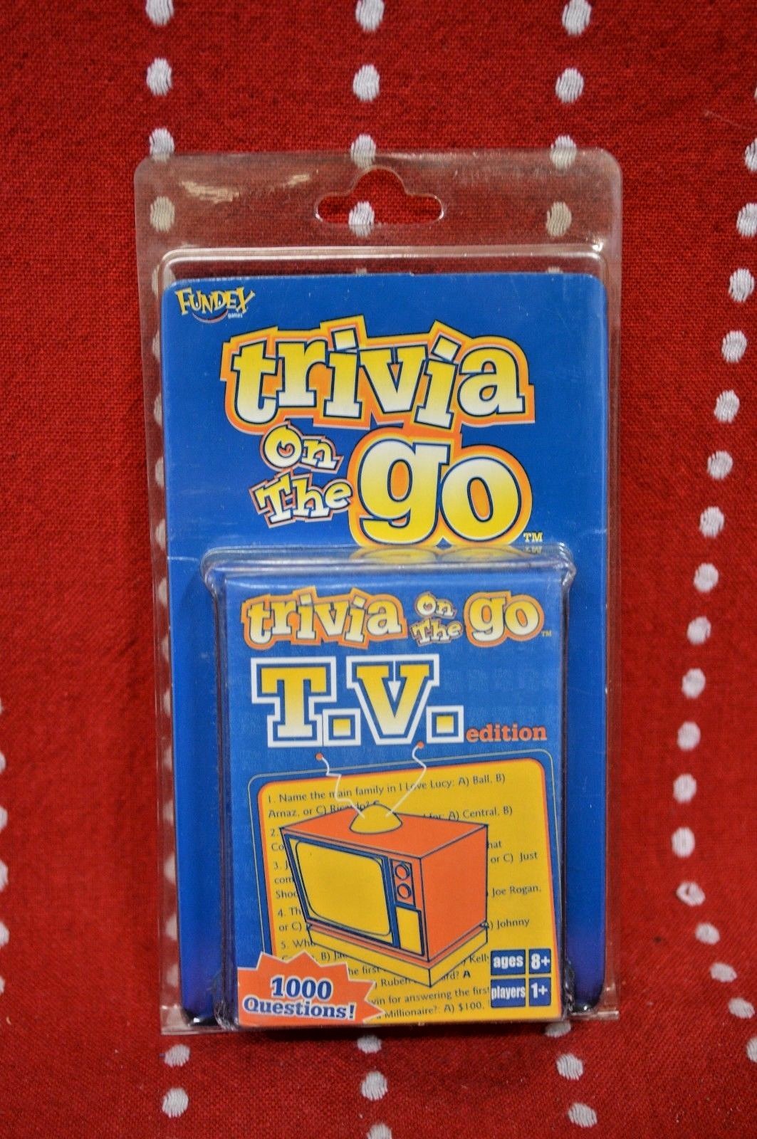 U PICK TRIVIA On The GO SPORTS Movies TV 1000 Questions Ages 8+ Travel Family