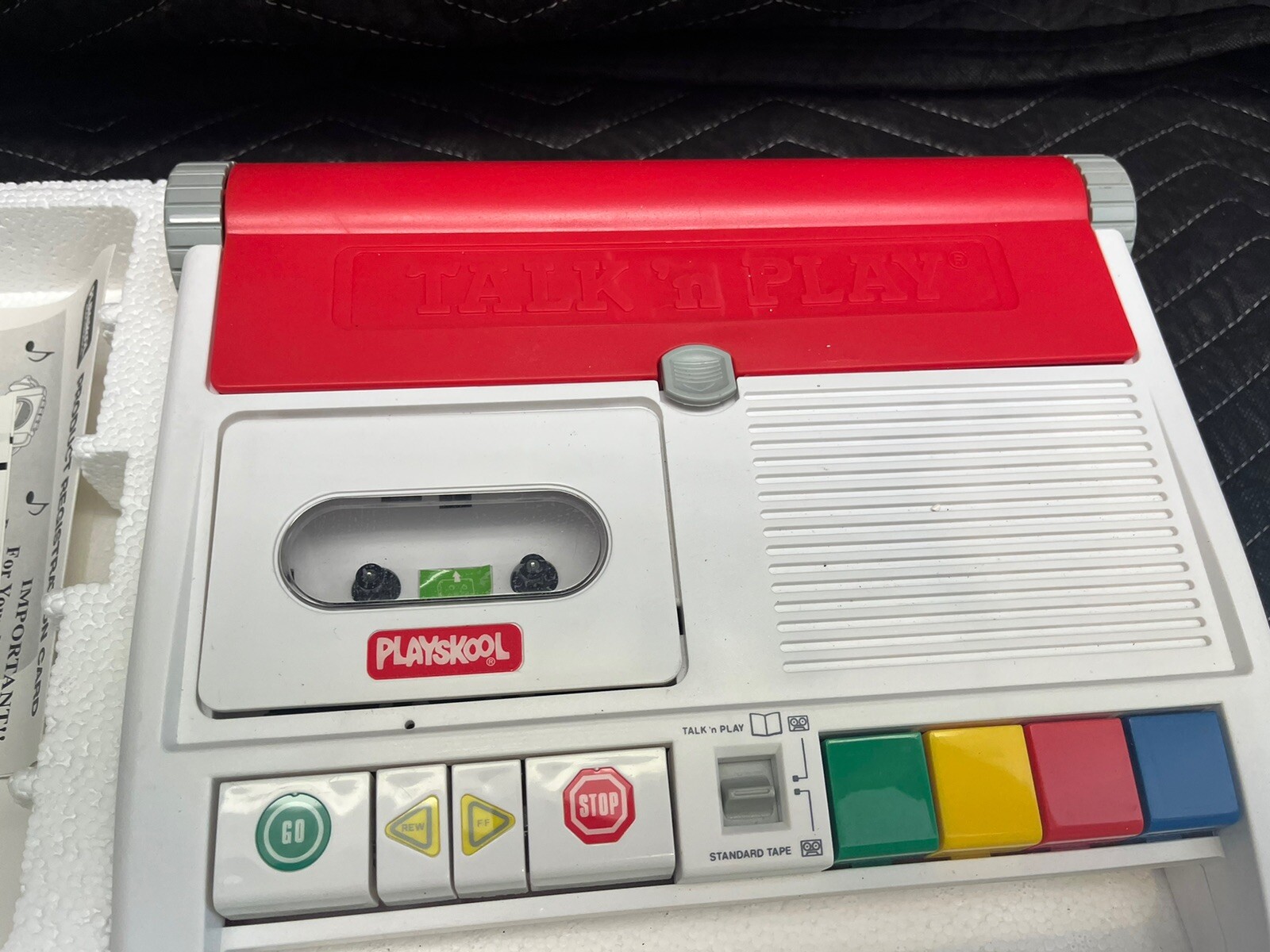 1992 Vintage Playskool Electronic Talk ‘n Play In Box Cassette Tape