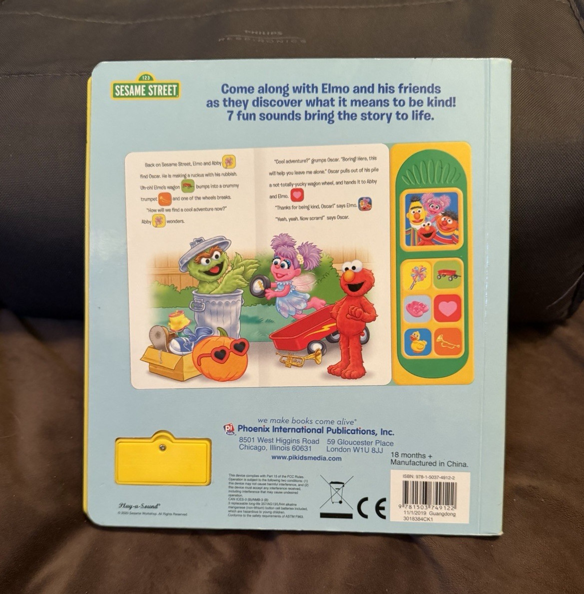 PI Kids Sesame Street It’s Cool to Be Kind Play-a-Sound Social Skills Book