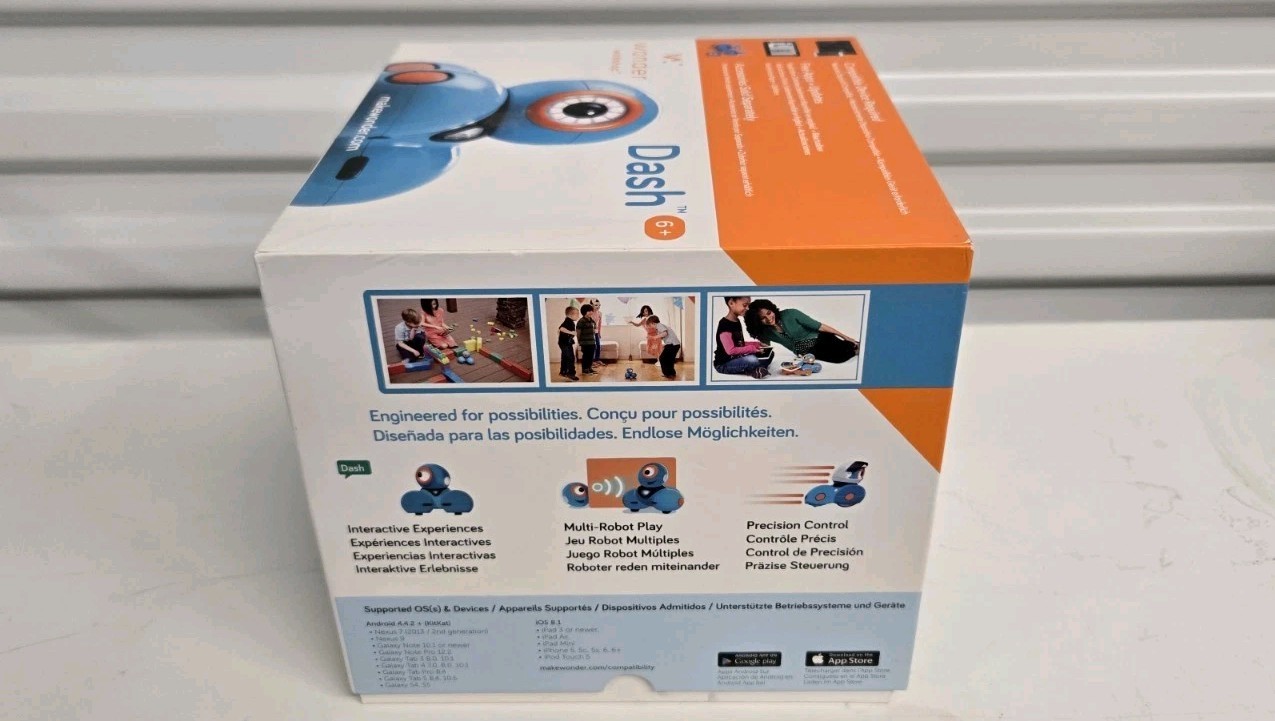 ⭐️Wonder Workshop DA01 Dash Robot – Blue- Your Interactive Robotic Companion✨
