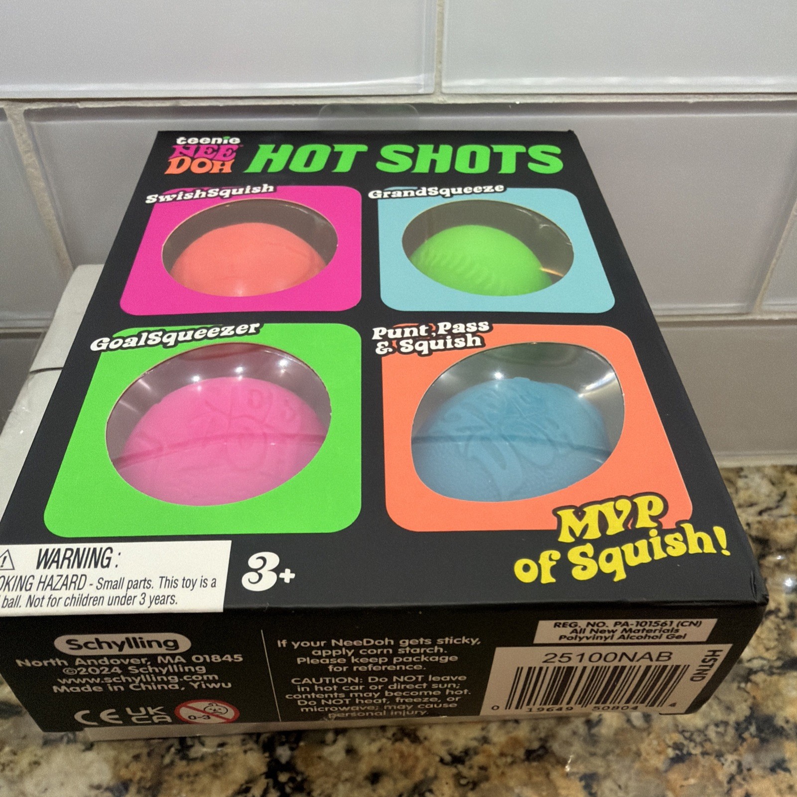 NeeDoh Teenie Hot Shots. Brand New Sealed AUTHENTIC Nee Doh 1 box per order