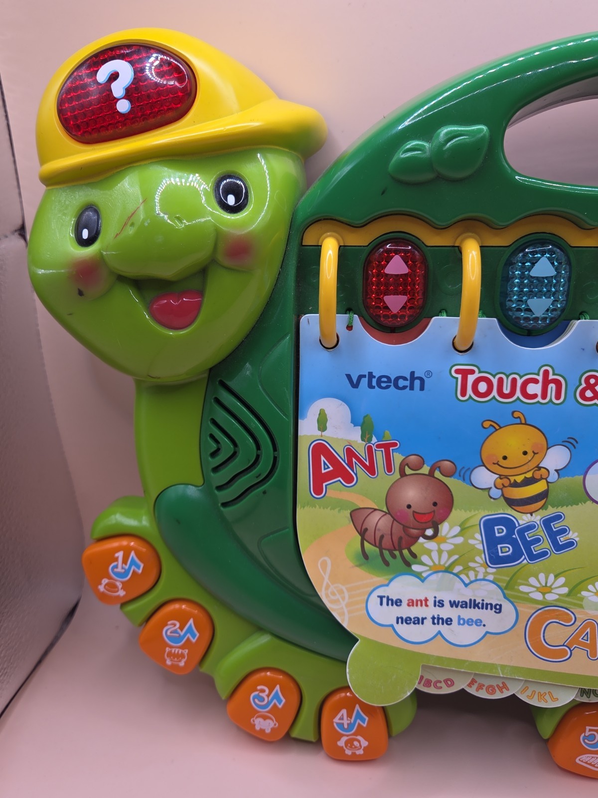 VTech Touch and Teach Turtle Interactive Learning Book for Kids Tested Works
