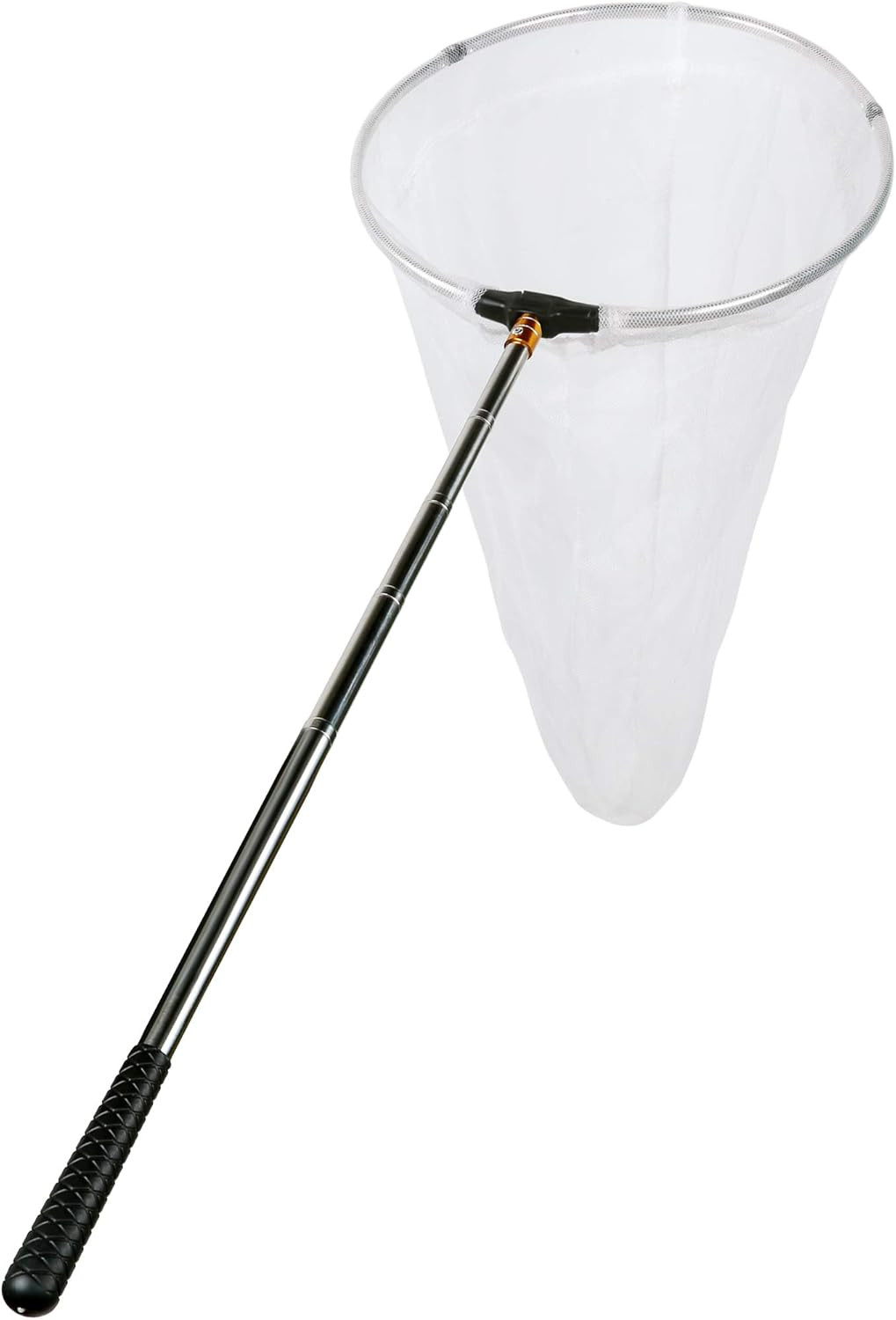 Insect and Butterfly Net with 12″ Ring, 24″ Net Depth, Handle Extends to 59 Inch