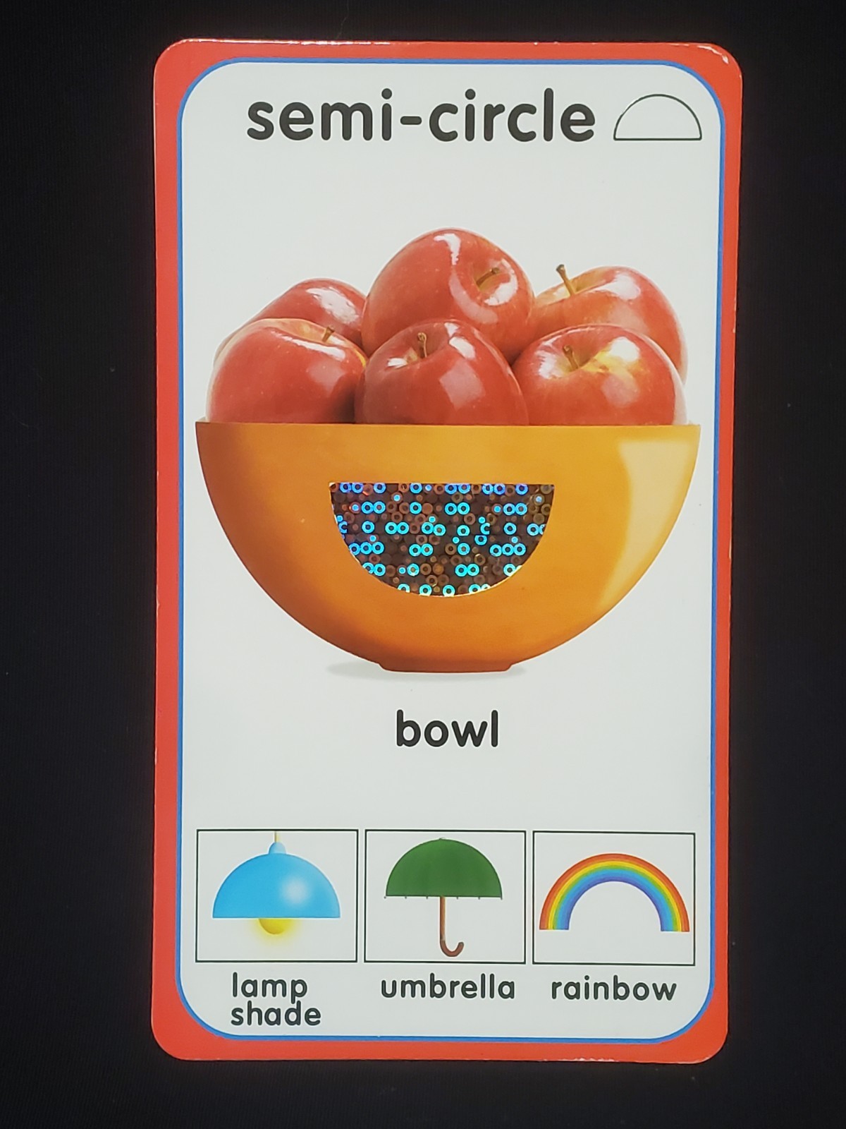 Scholastic Hands on Learning Touch & Feel Color and Shapes Flashcards