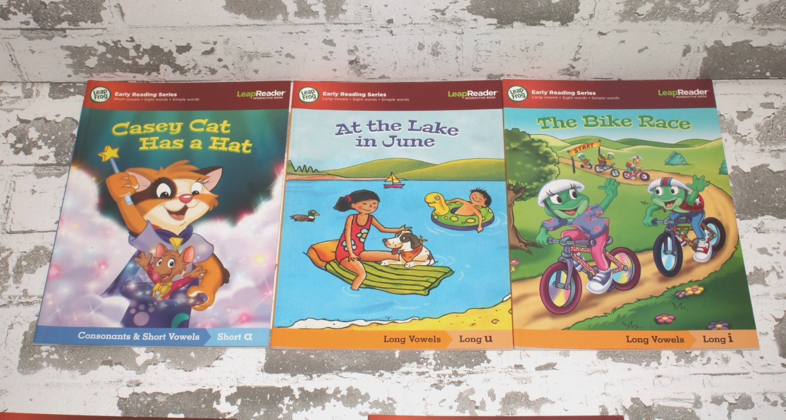 Leap Frog Leap Reader Interactive Books Paperback Early Reading Series Lot of 10