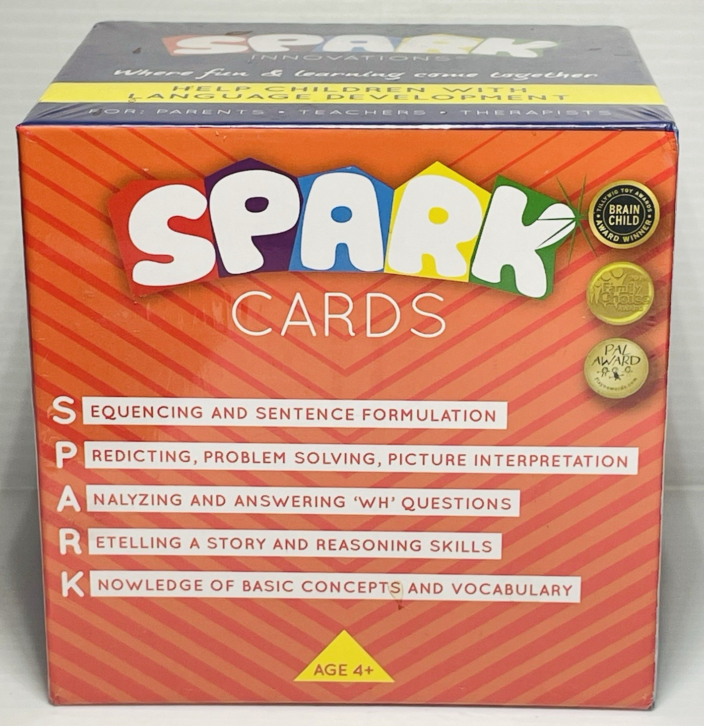 Spark Sequencing Cards Storytelling Picture Interpretation Speech Therapy Game.