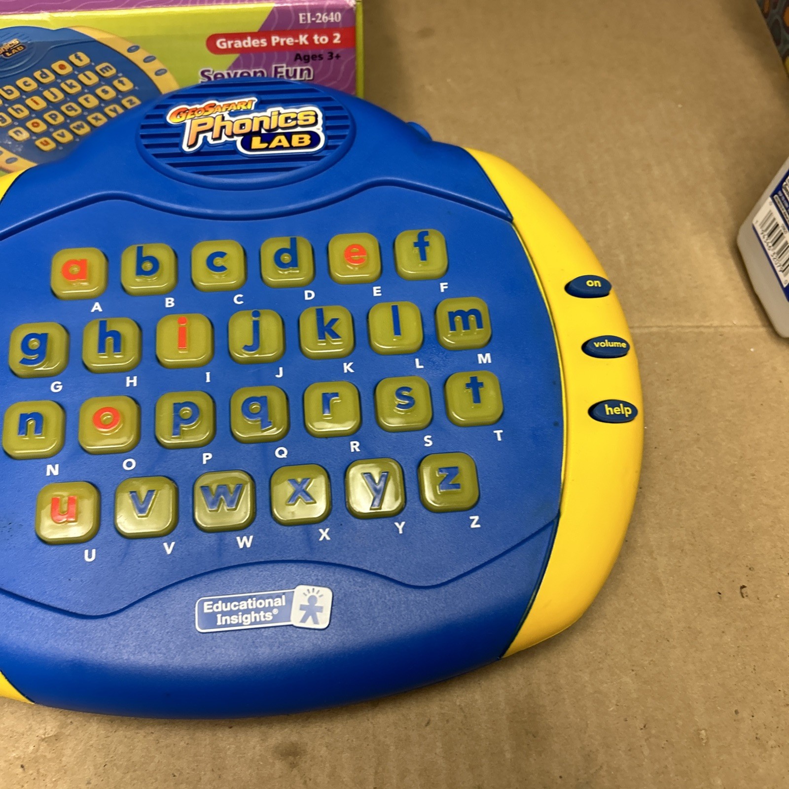 Vintage GeoSafari Phonics Lab Educational Insights Model EI-2640 Learning System