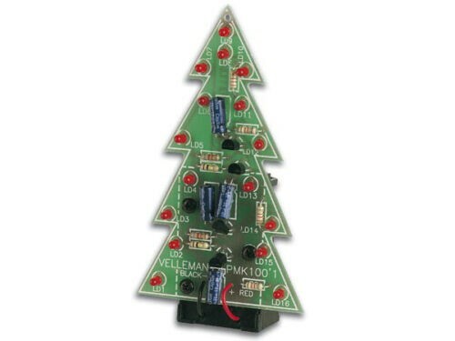 VELLEMAN Electronic Christmas Tree Kit MK100: Unassembled