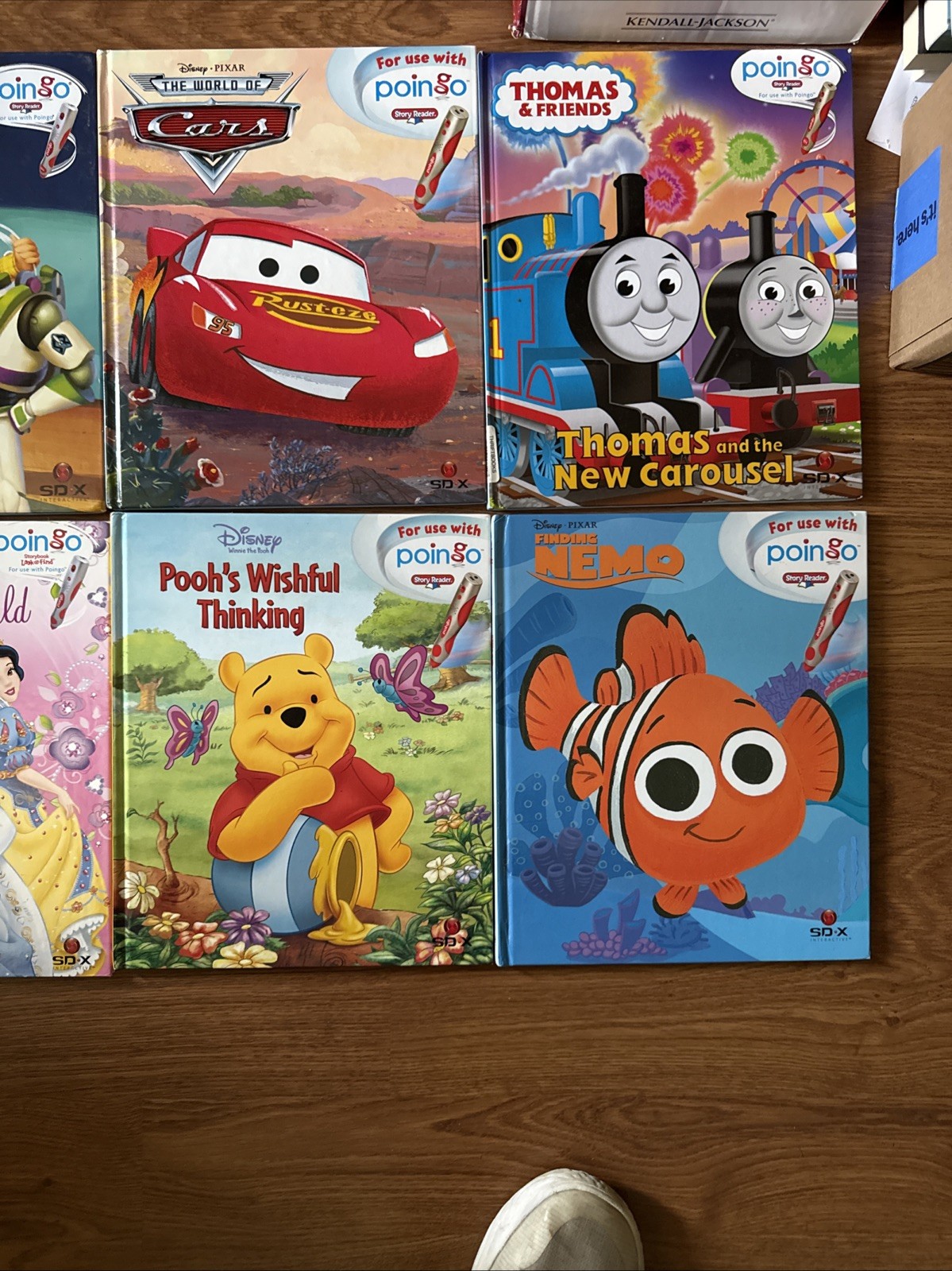 Poingo Books Lot of 8 – Cars, Toy Story, Finding Nemo, Lion King & more