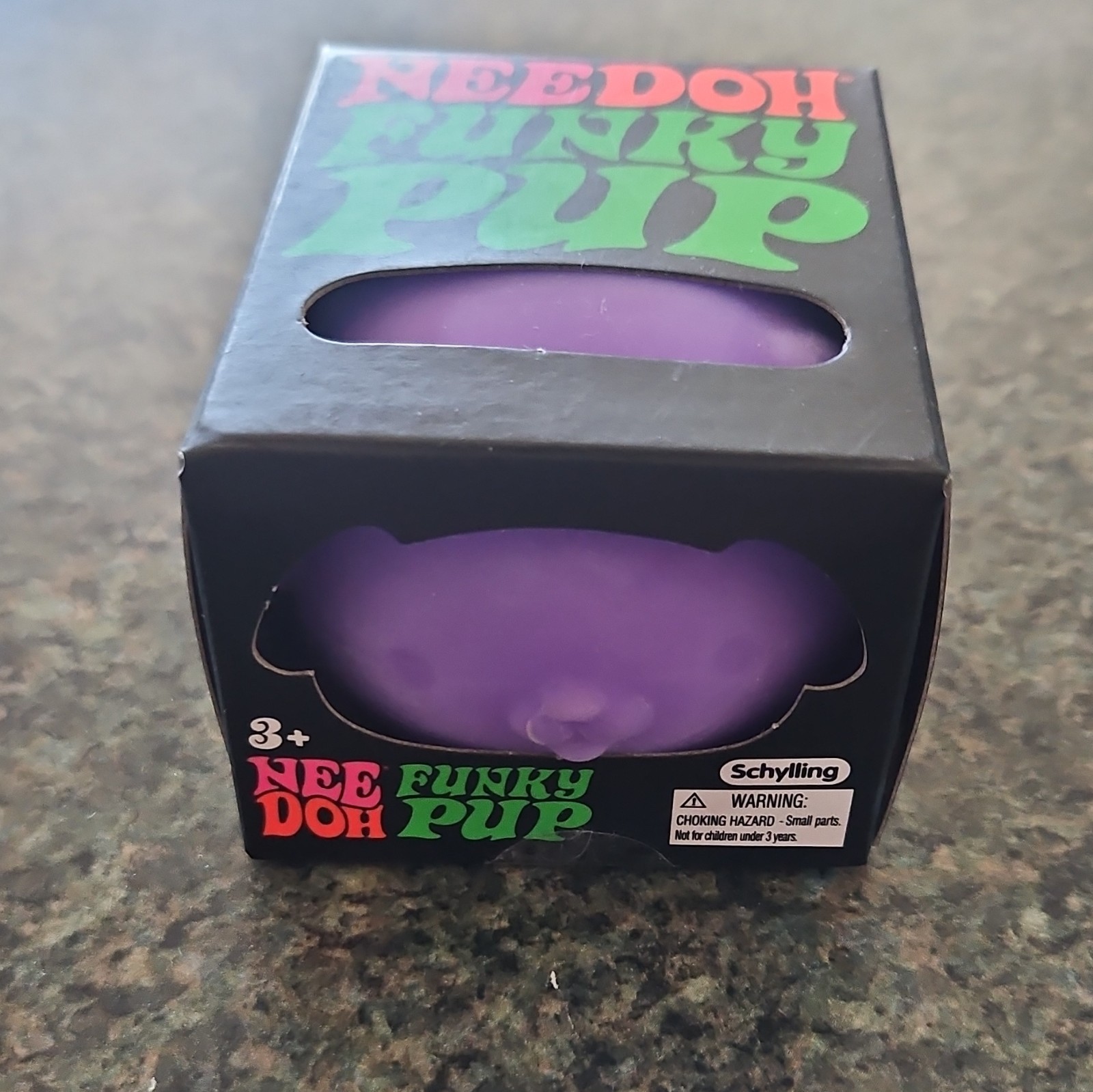 NeeDoh Funky Pup Purple Squeeze Toy