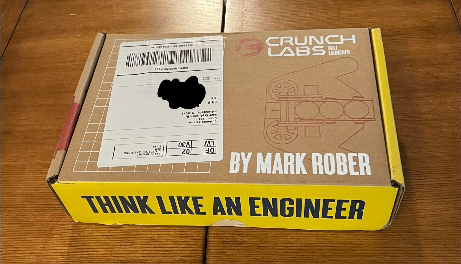 Crunch Labs By Mark Rober S.T.E.M. Build Box -Ball Launcher , SEALED