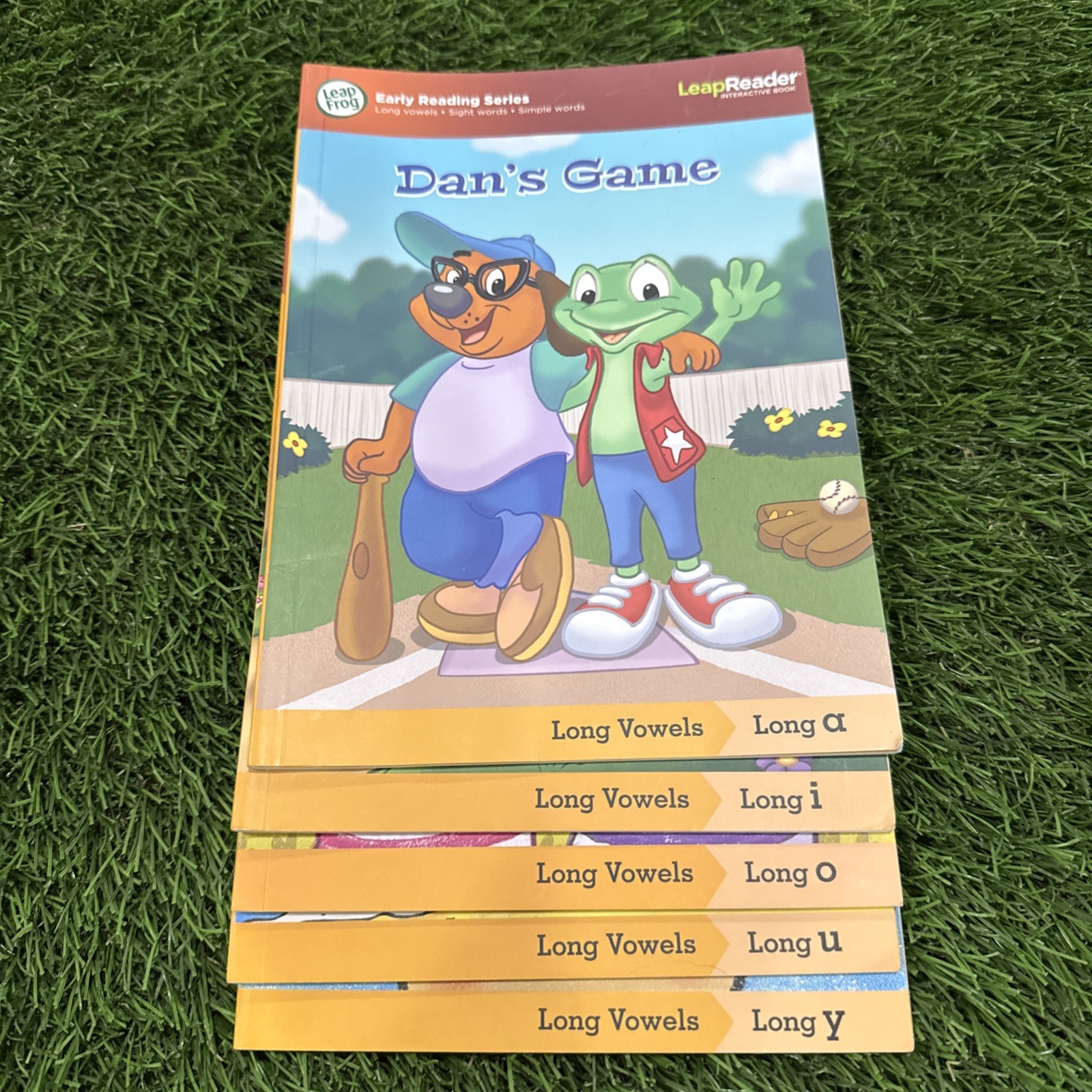 10 LeapFrog LeapReader books — TWO EARLY READING VOWEL SETS | Updated Edition