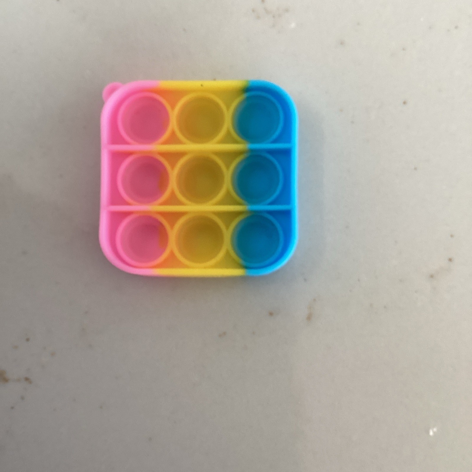 Set of 3 Square Pop-It Fidget Sensory Toys Multicolor Tactile Ages 4-11 Years