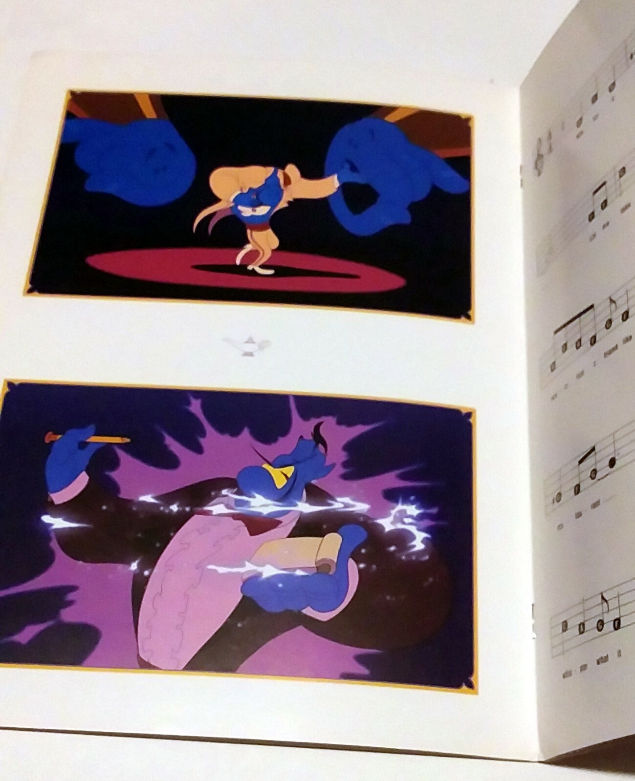 RARE VINTAGE DISNEY ALADDIN PIANO FUN EZ PLAY SONGBOOK NOTEBOOK + PICTURES 1975