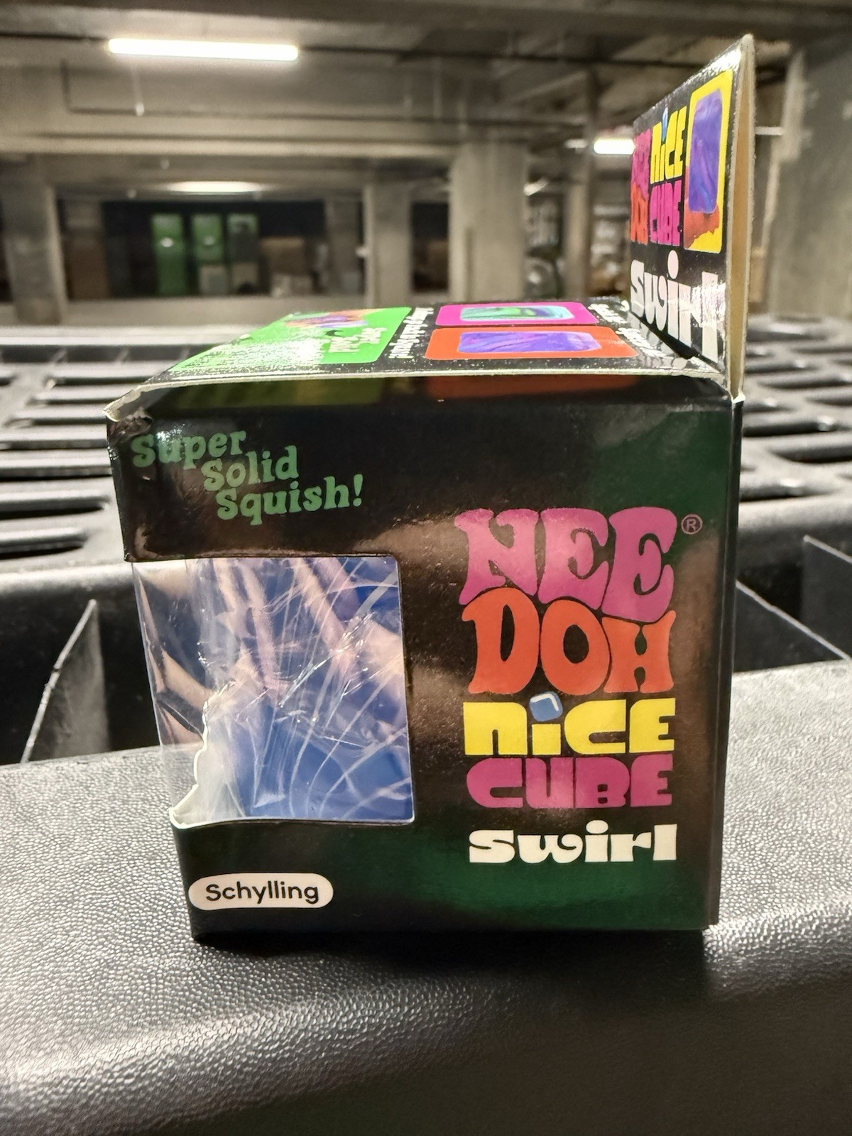 Nee Doh Nice Cube Swirl – Super Solid Squish (Blue) – Brand New/Factory Sealed!