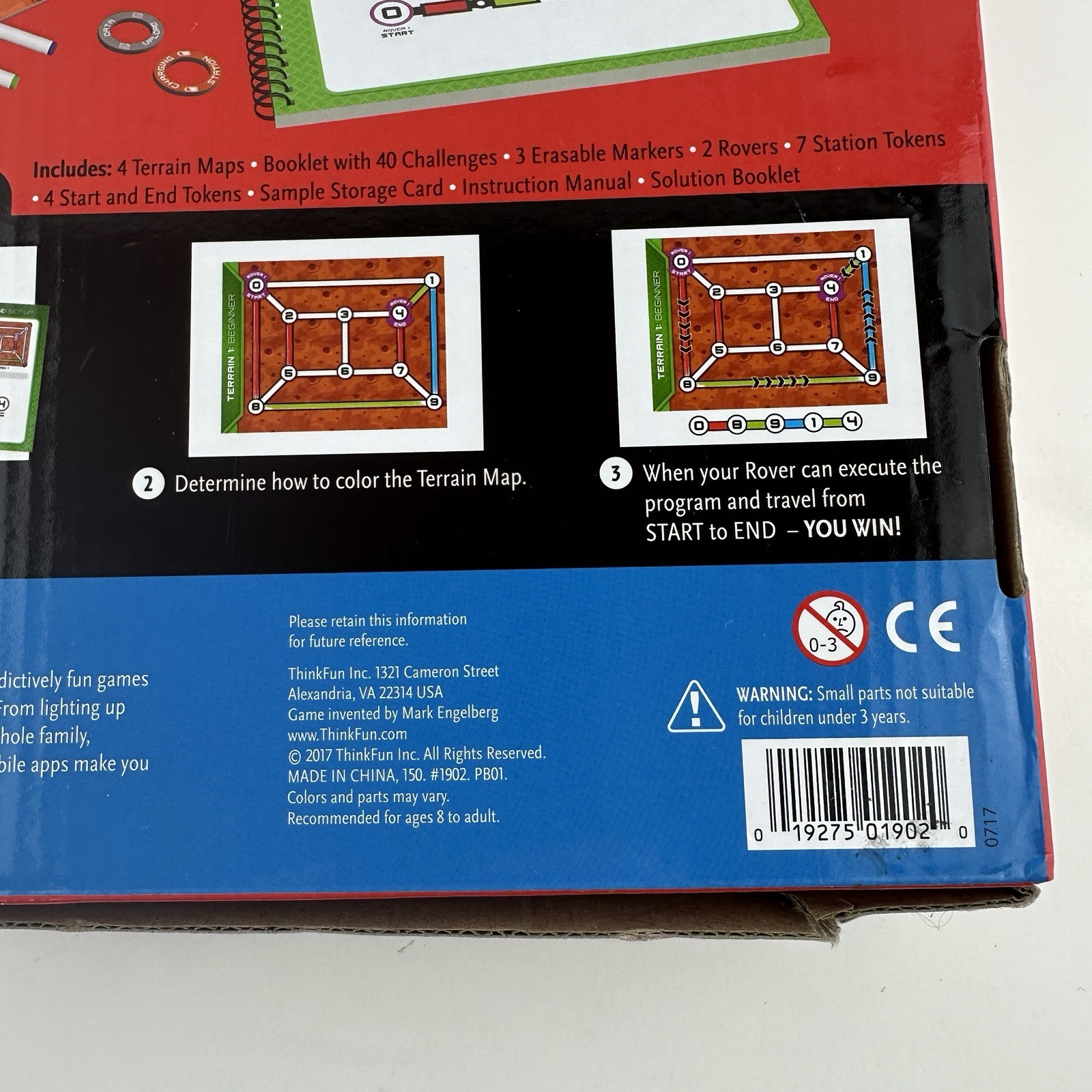 Thinkfun Rover Control Programming Game Series New Open Box MISSING Markers