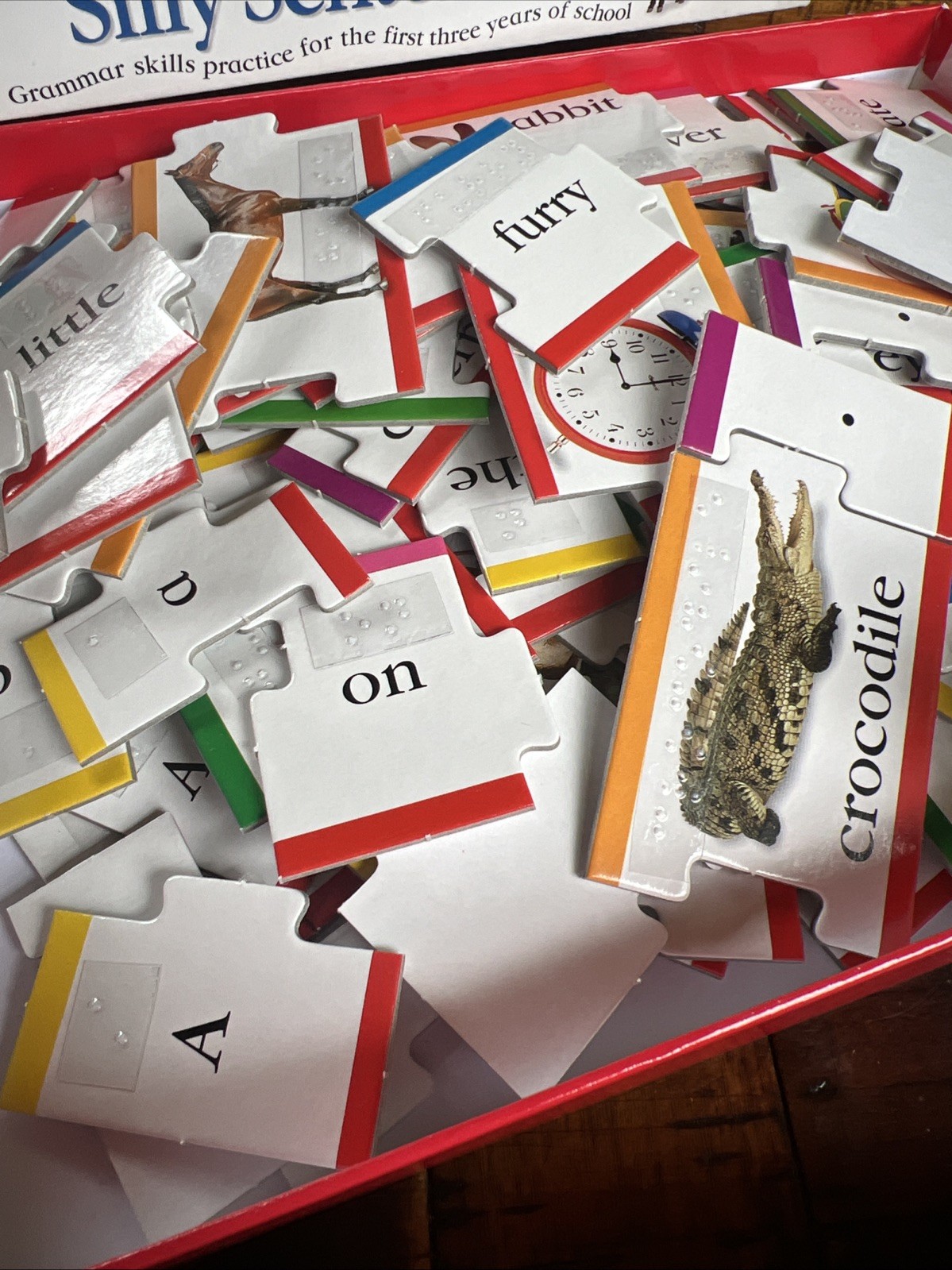 Game Braille Activities Kids DK Games Modified Visually Impaired Silly Sentences