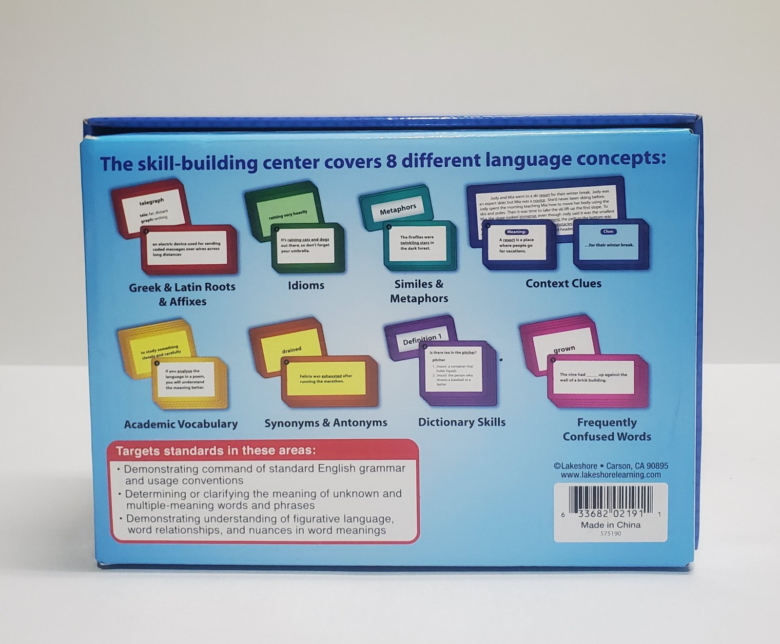 Lakeshore Learning Match And Sort Language Quickies 3 piece set- Grades 4-5
