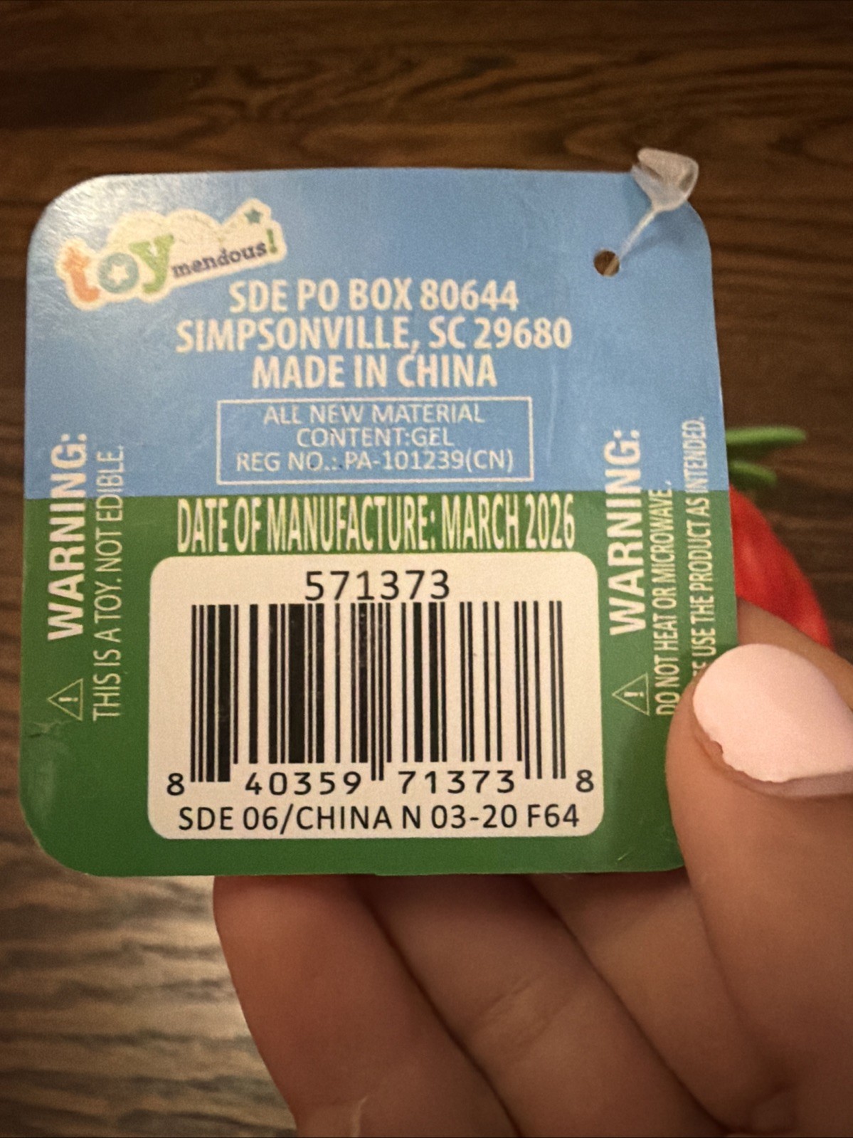 Strawberry Squeeze Toy squishy toy