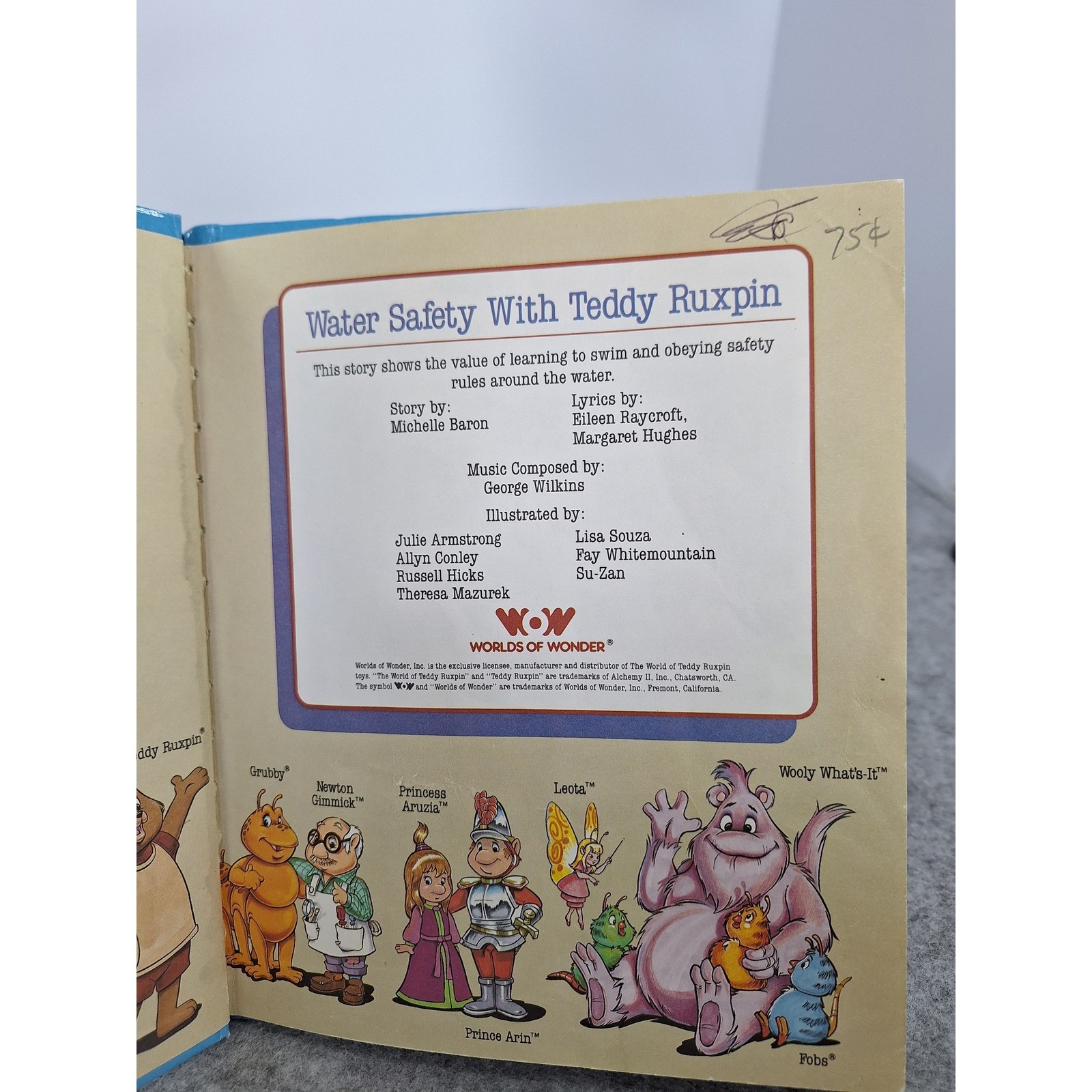 The World of Teddy Ruxpin Water Safety With Teddy The Fobs Learn How to Swim