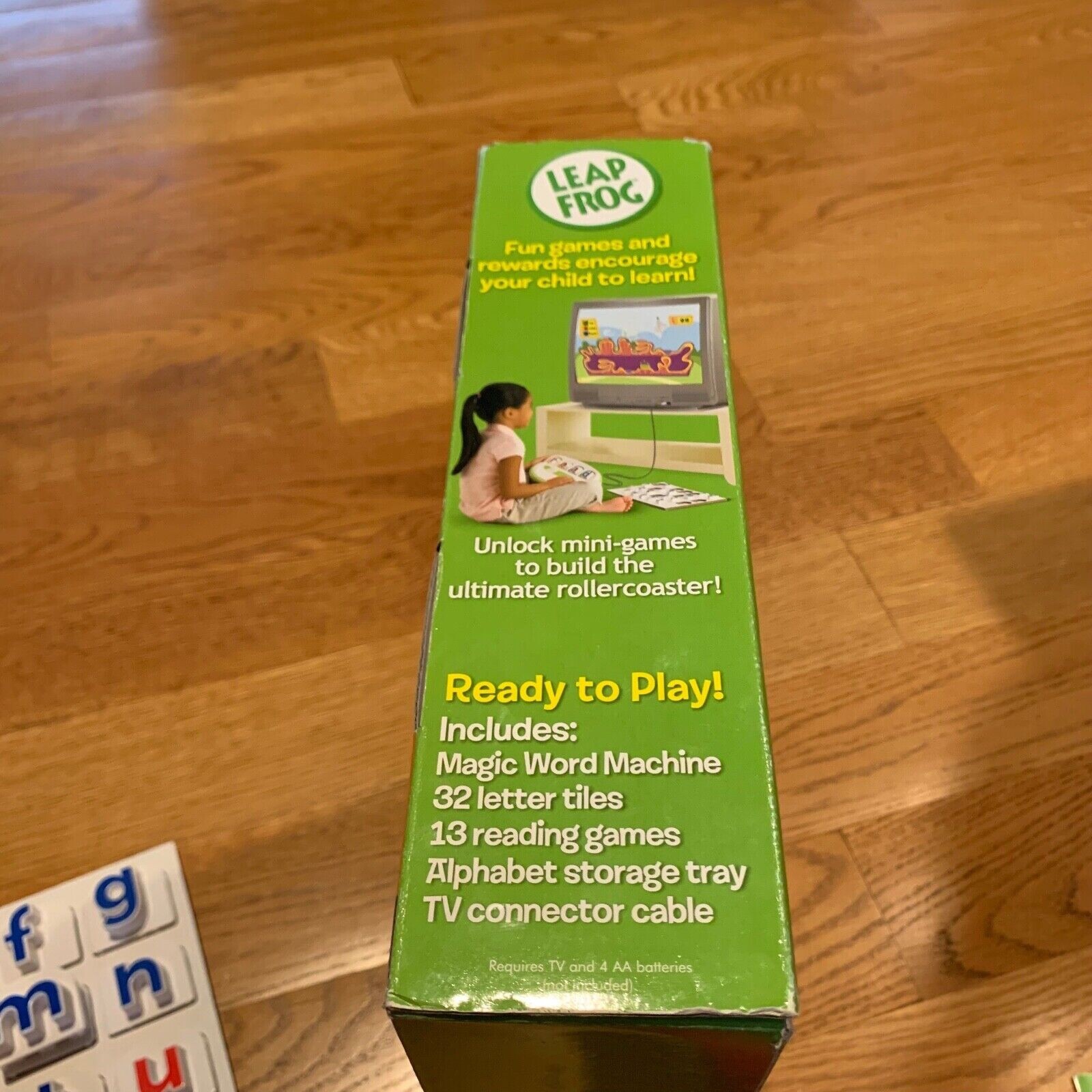Leap Frog Word Launch Reading Learning System TV Plug & Play Kid Letter Game Toy