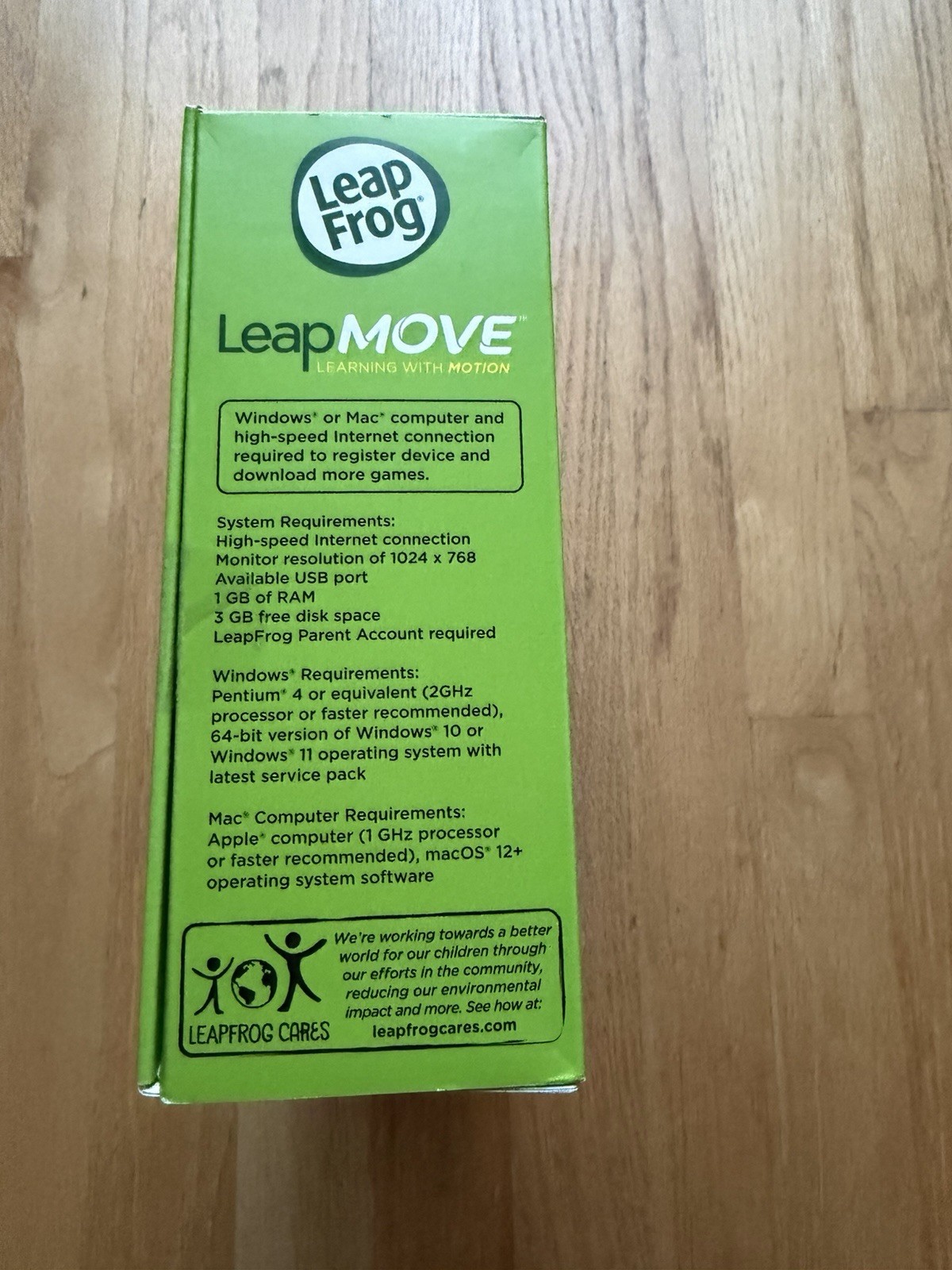 Leap Frog Leap Move Learning With Motion Preloaded Video Game System 25 Games