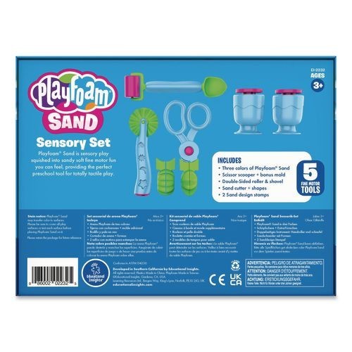 Educational Insights Playfoam Sand Sensory Sets, Ages 3 to 7, 8 Pieces