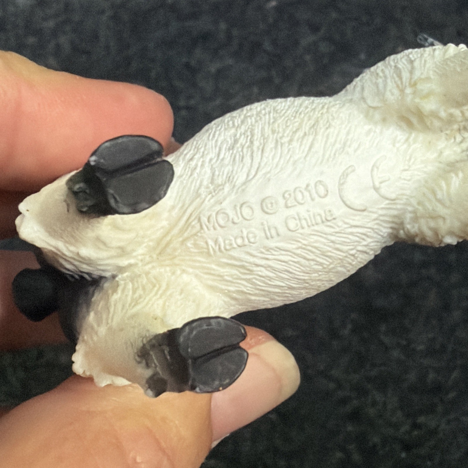 Mojo Billy Goat Figure Blk/ Wht Realistic Wildlife Farm Animal Figurine 4″ 2010