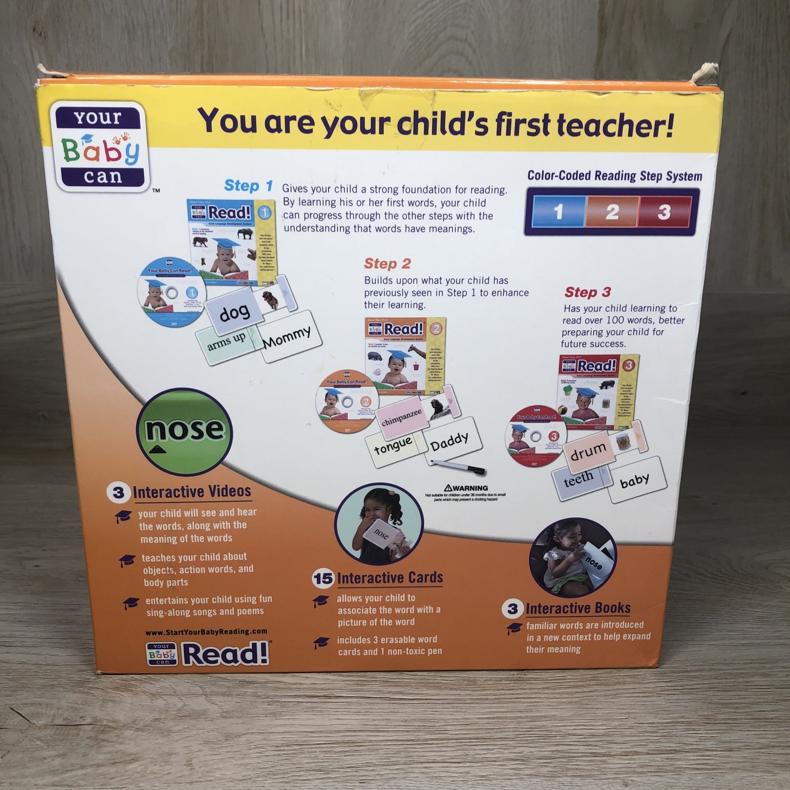 YOUR BABY CAN READ Robert Titzer Early Language Development System+Bonus Books