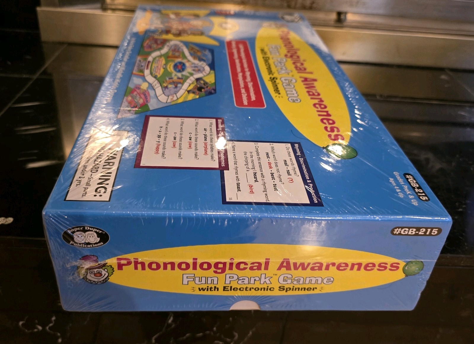 Phonological Awareness Fun Park With Electronic Spinner Super Duper Publications