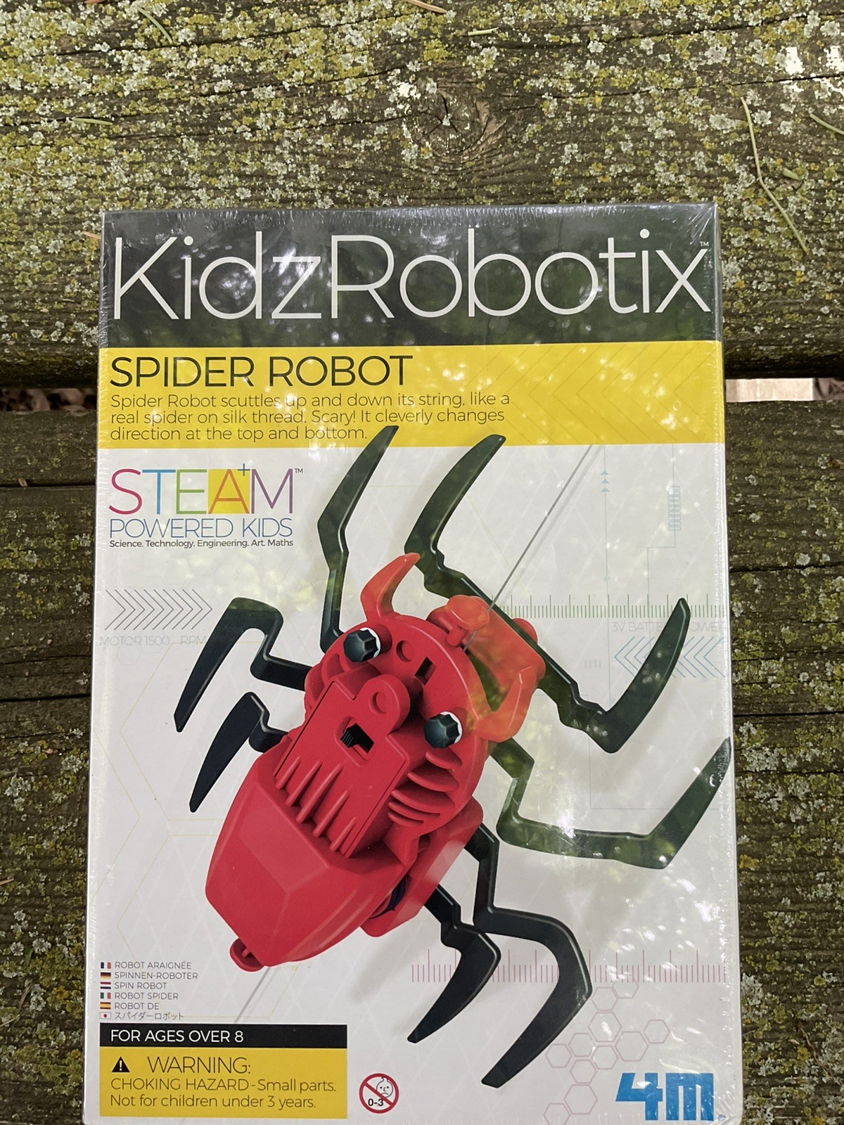 KidzRobotix Spider Robot Powered Kids 4M Brand New in Box for Kids STEAM