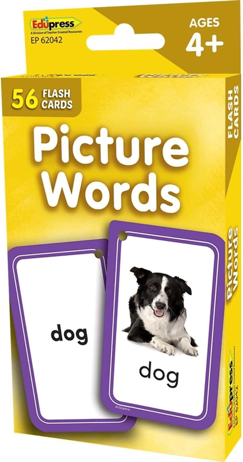 Flash Cards Picture Words Early Language Learning Educational Elementary Scho…